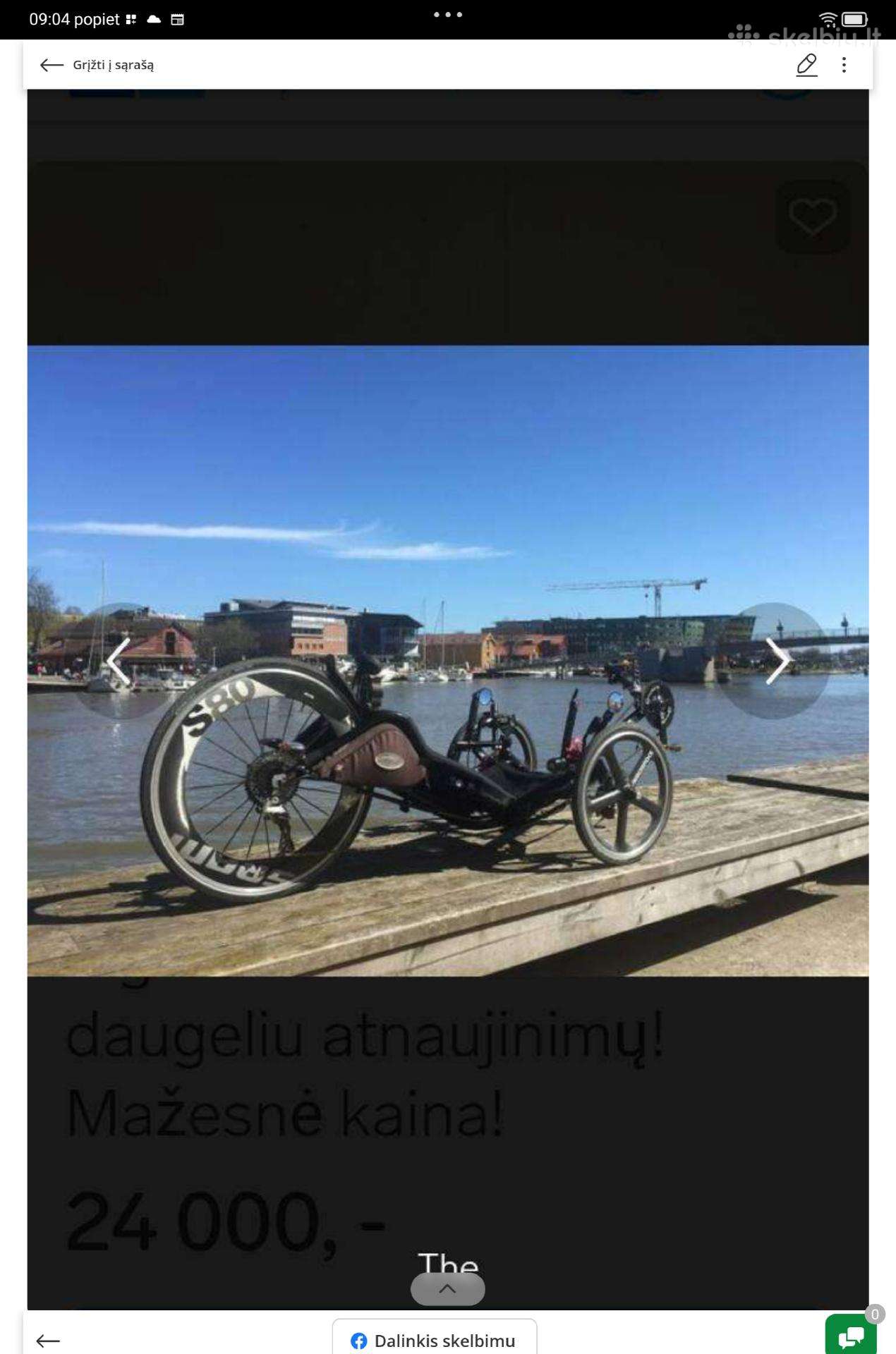 Perku elektrinis dviračius