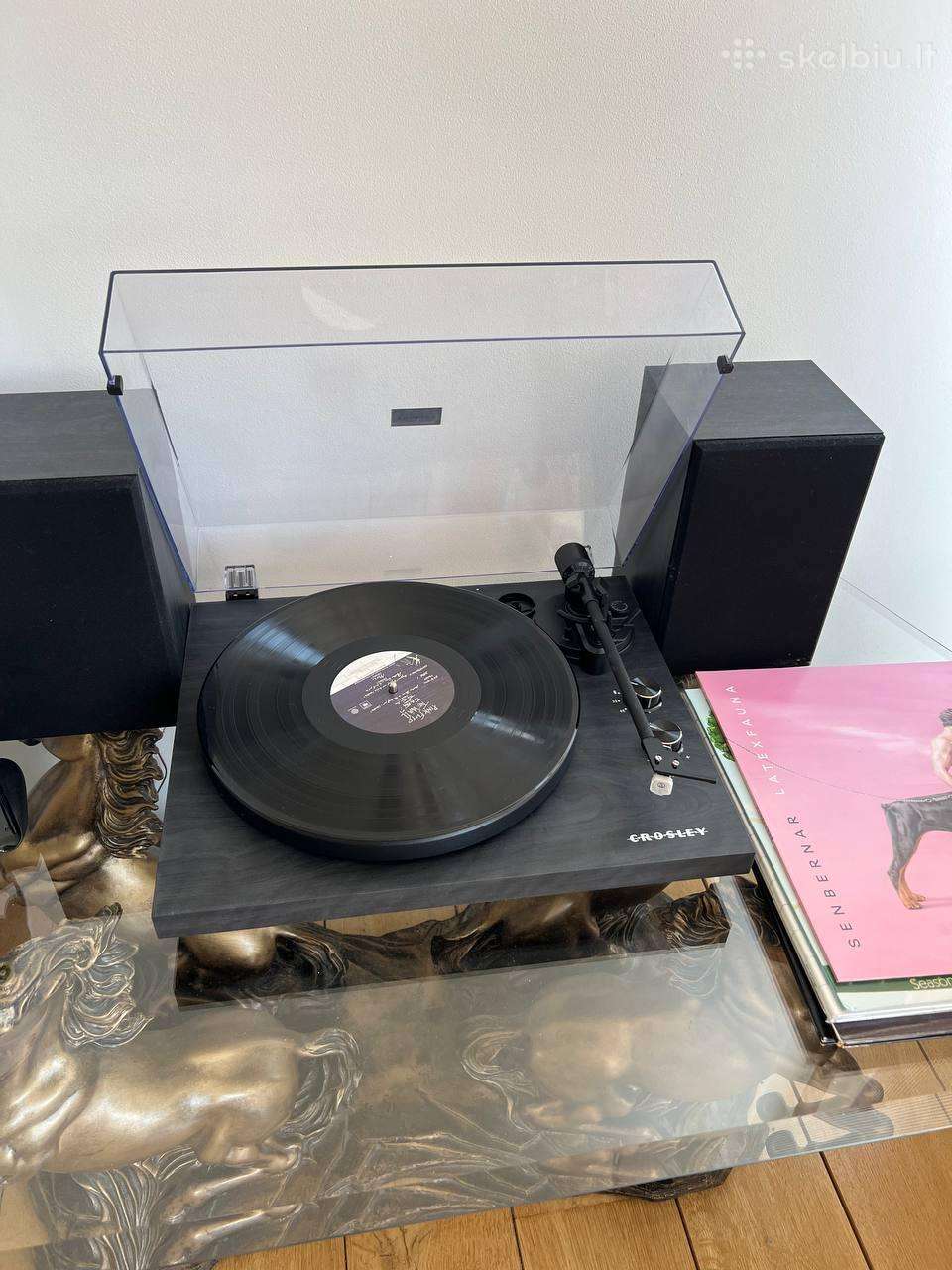 Parduodu vinilo grotuvą Crosley C62 (2 greičiai, B