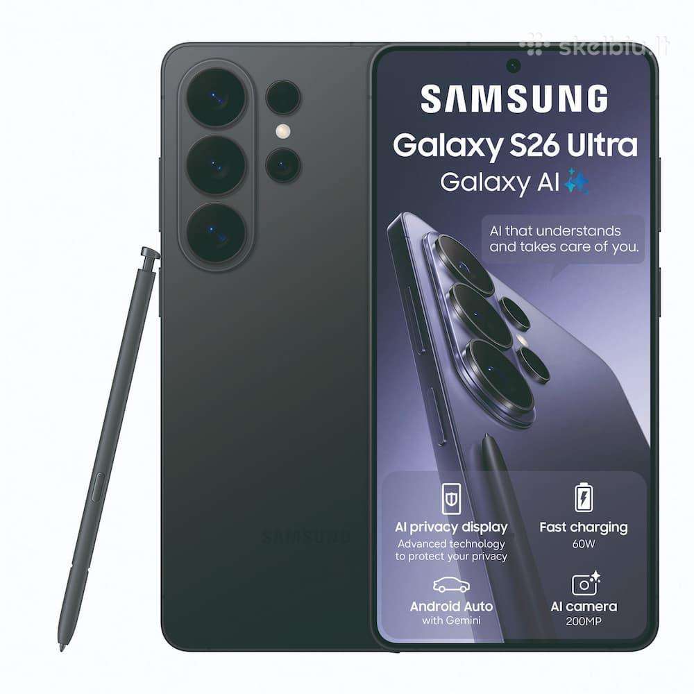 Naujas Samsung S26 Ultra, 256gb ir 512gb