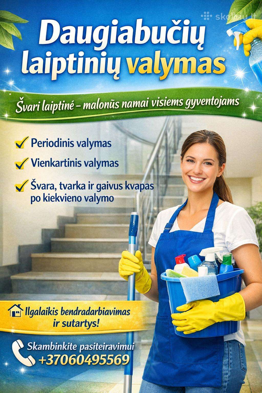 Laiptinių valymas