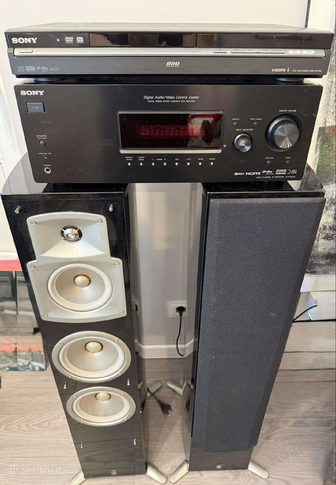 Garso aparatūra Sony, Yamaha