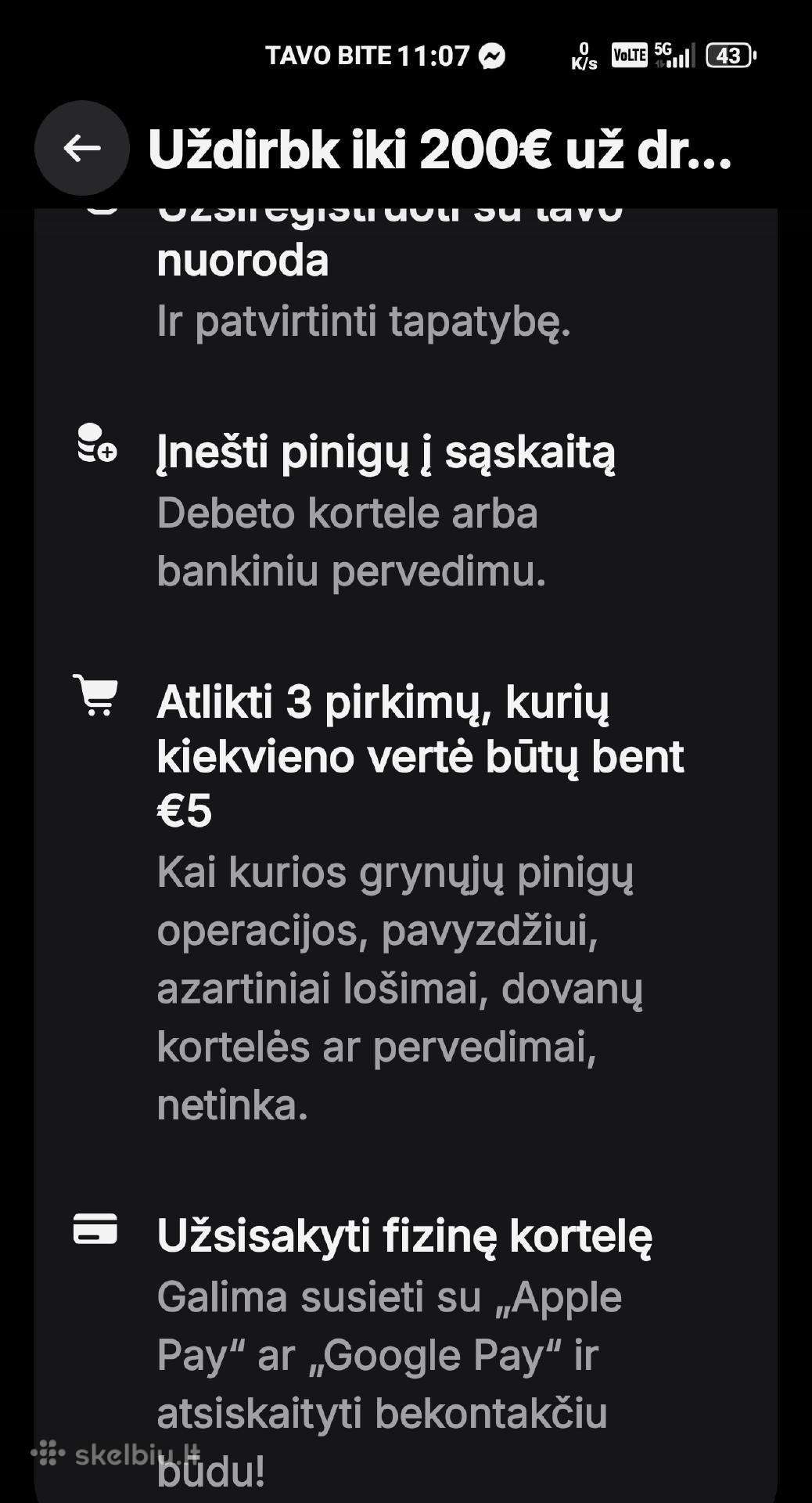 Revolut kortelė dovanų, laisvas prisijungimas