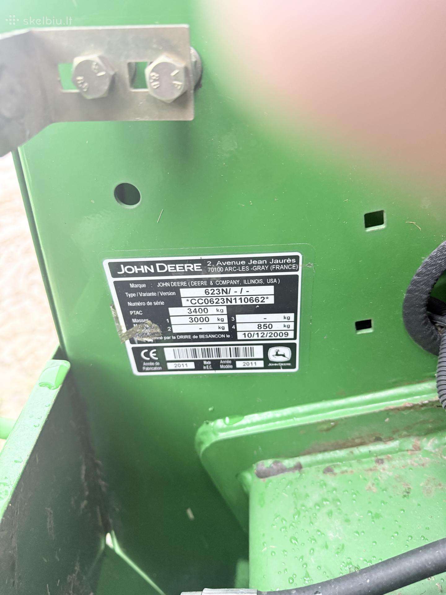 John Deere 623, прессы