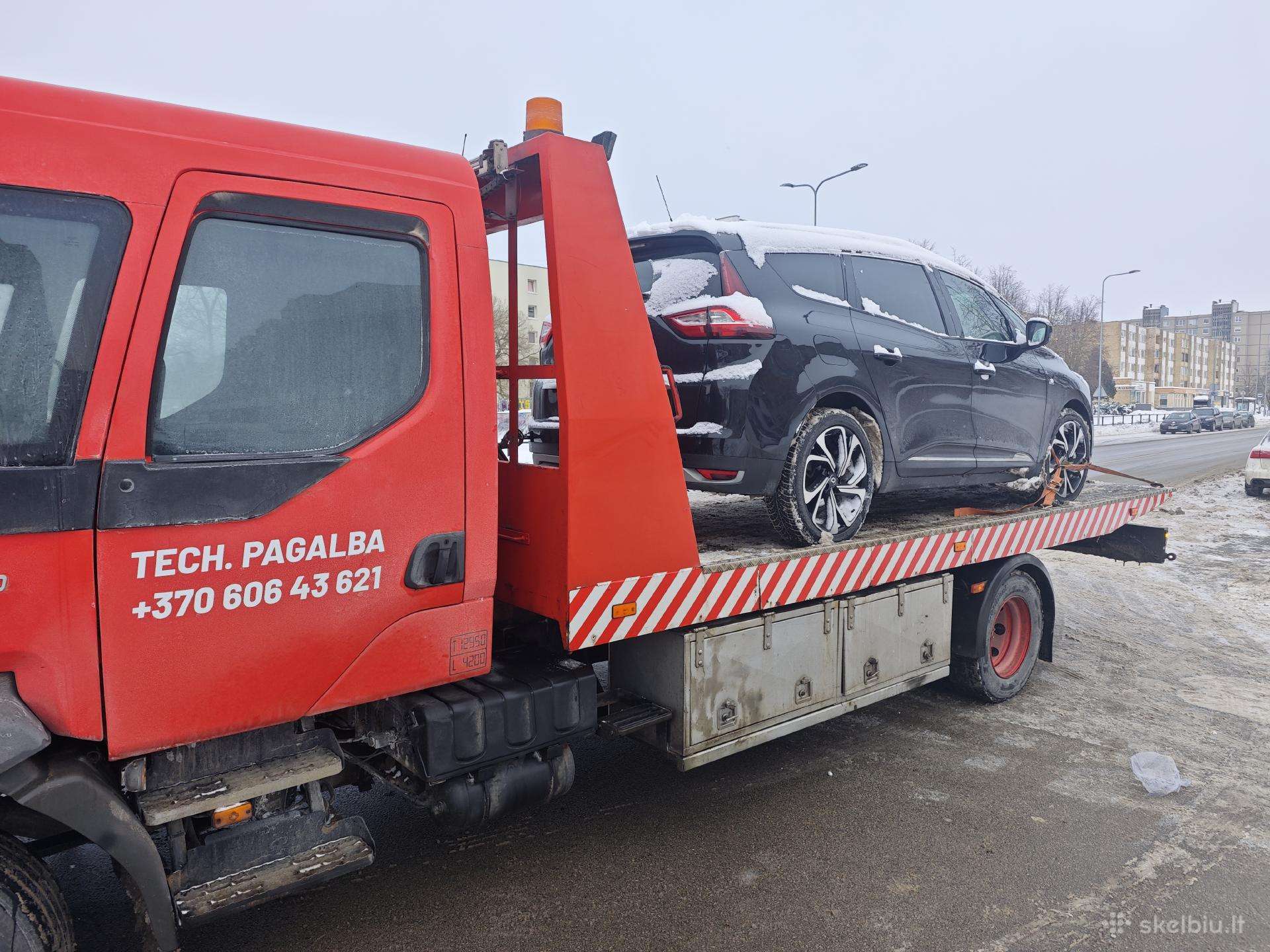 Tralo paslaugos, technine pagalba kelyje