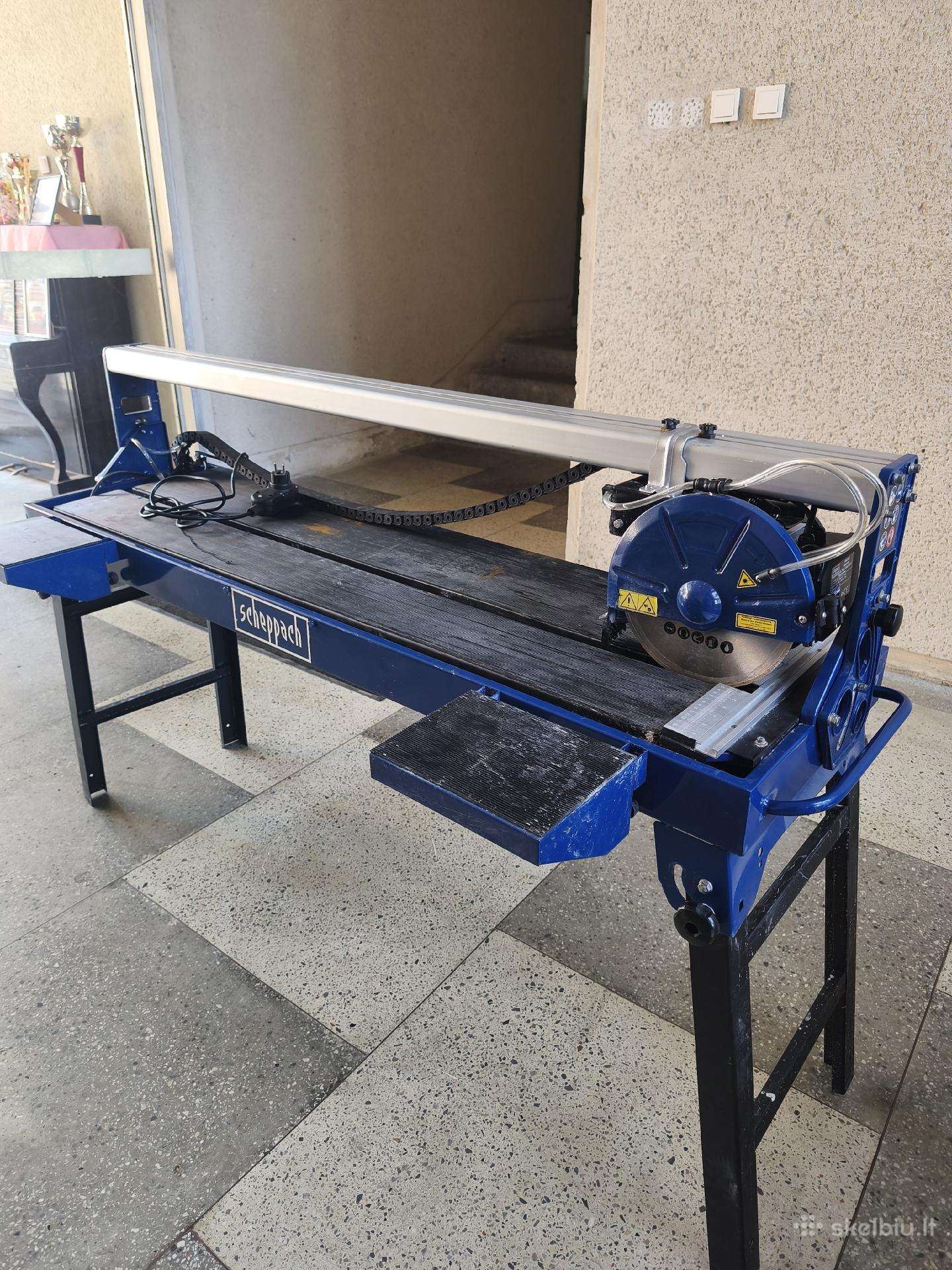 Plytelių pjovimo staklės Scheppach 1200mm ilgio!