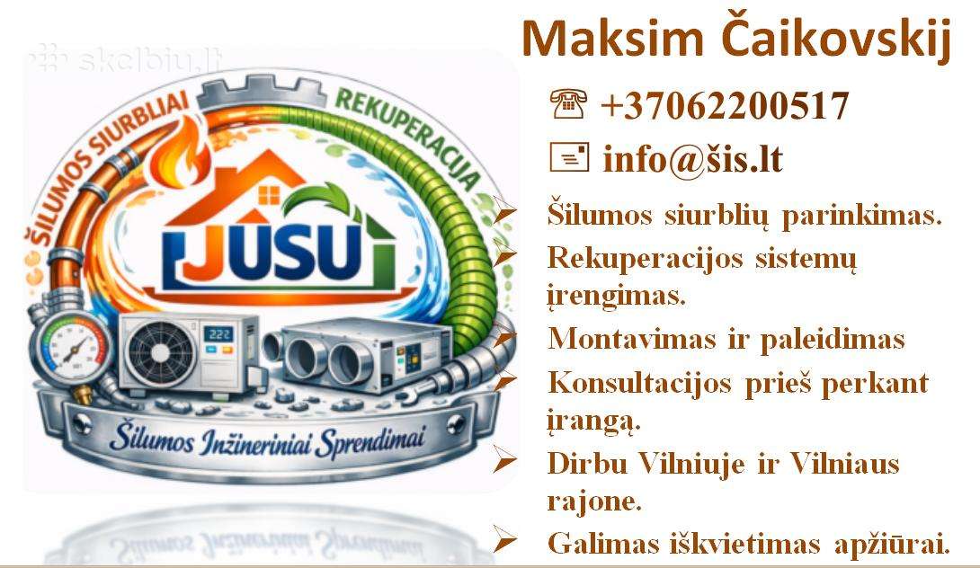 Švok sistemos montavimas