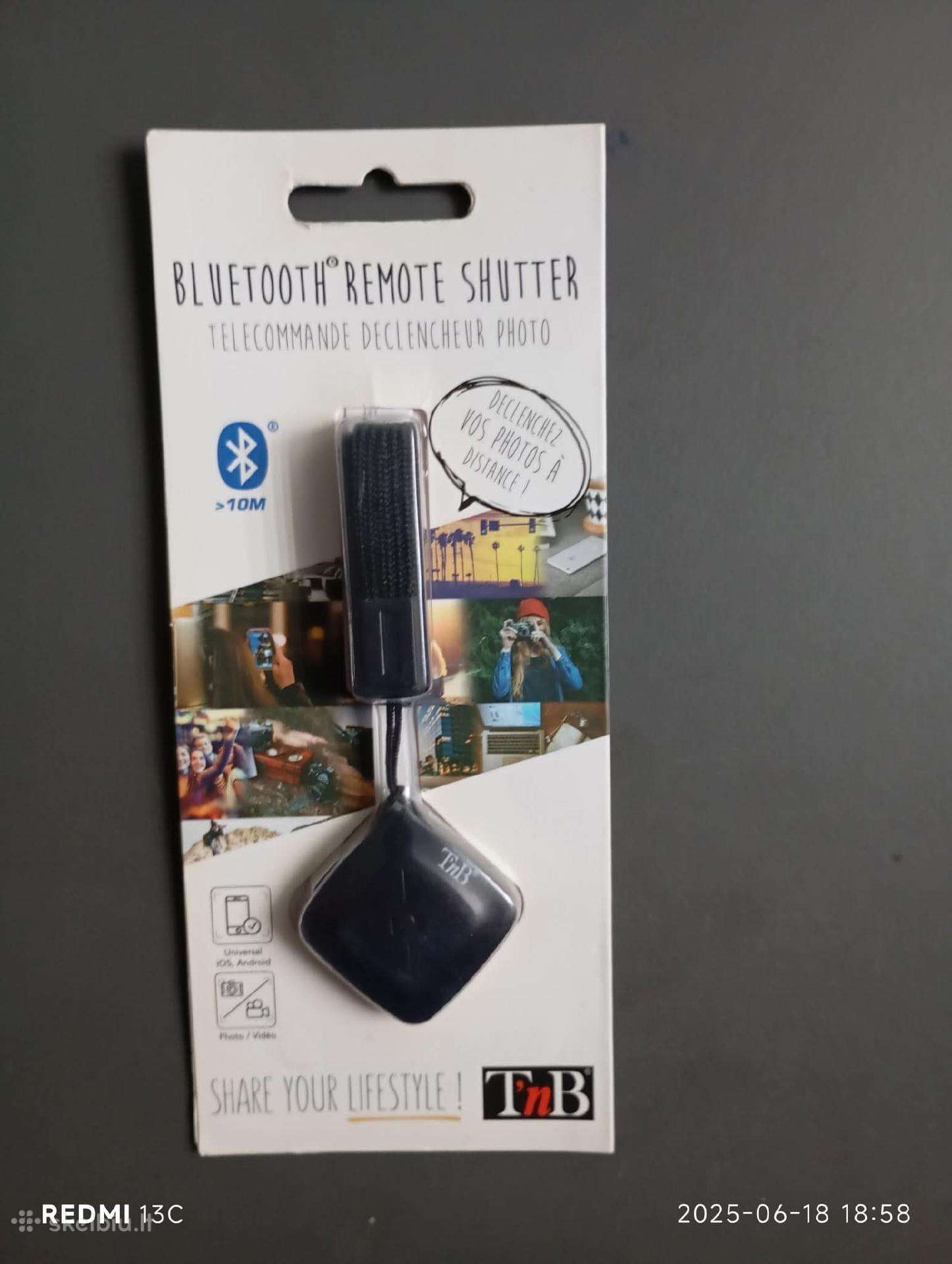 „bluetooth“ nuotolinio valdymo pultas