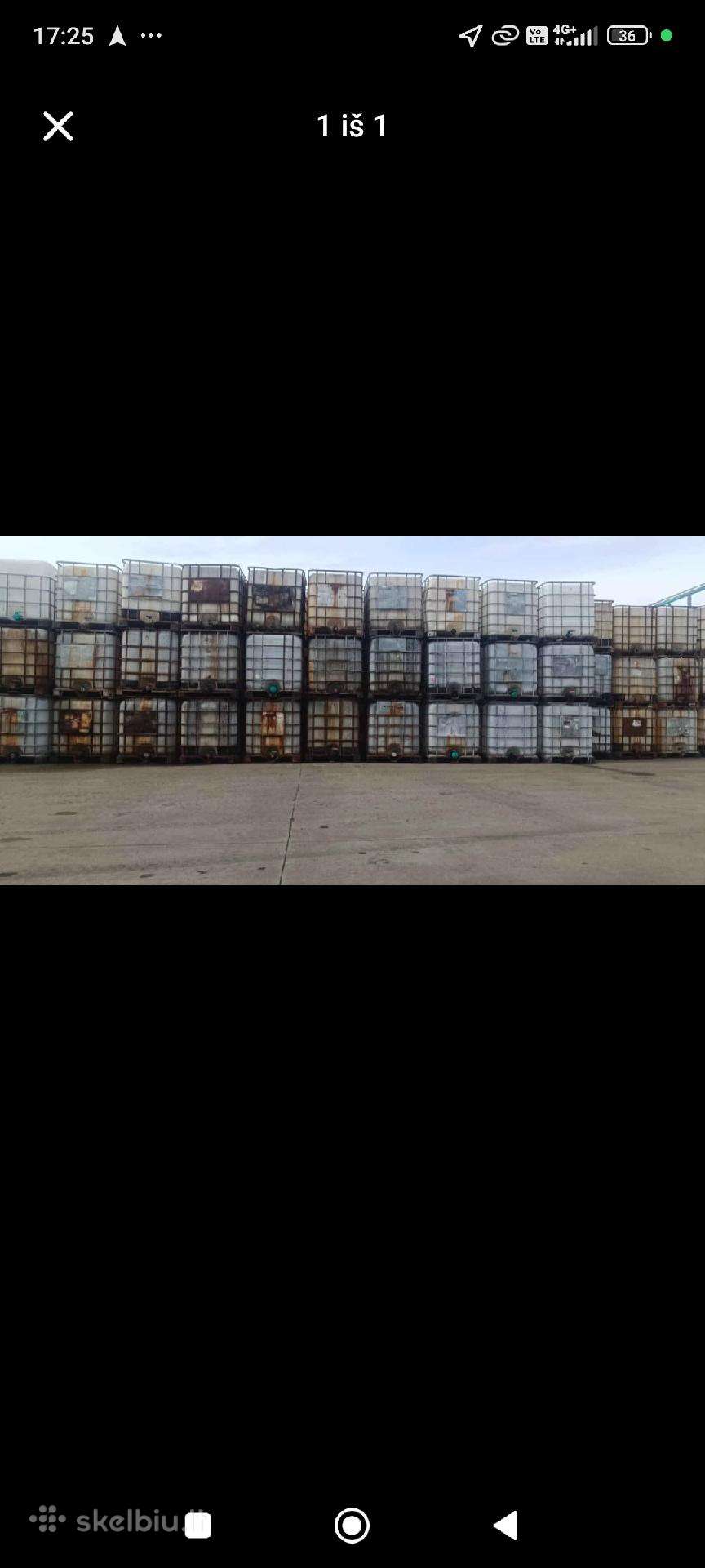 Ibc konteineriai 1000l talpos