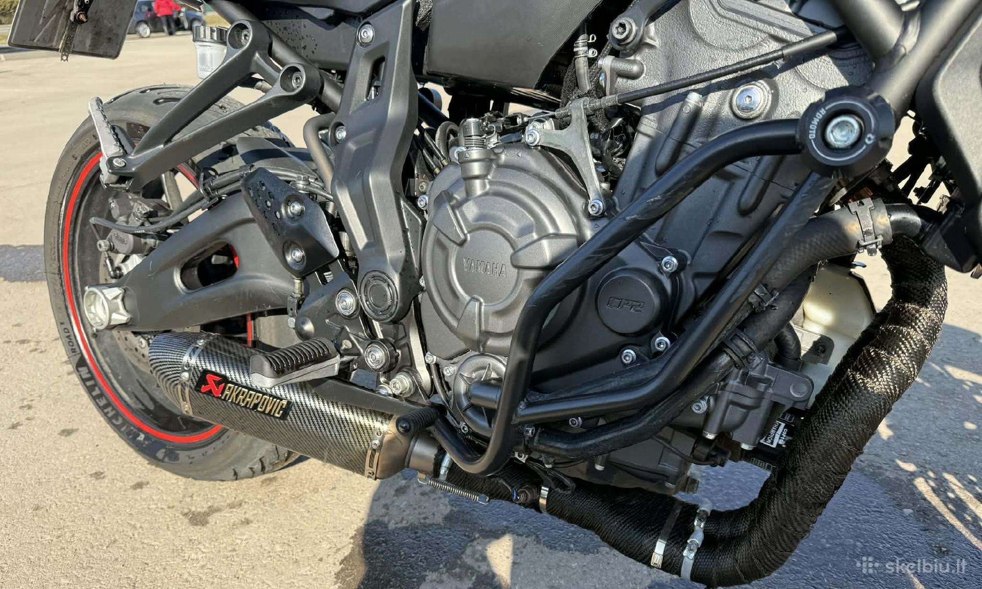 Yamaha MT 07 700cc, street / classic