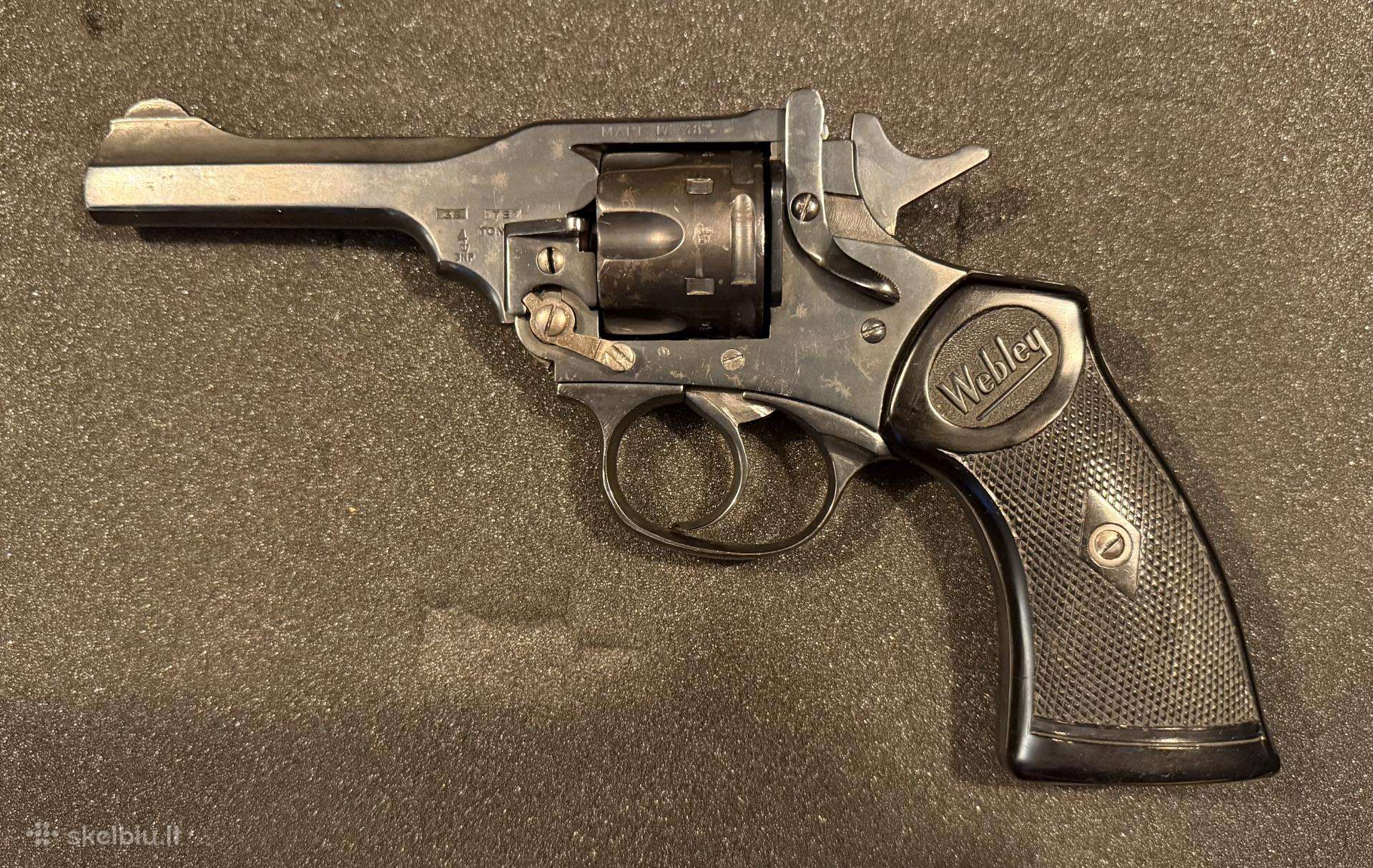 Parduodame revolverį Webley Mark Iv .38s&w
