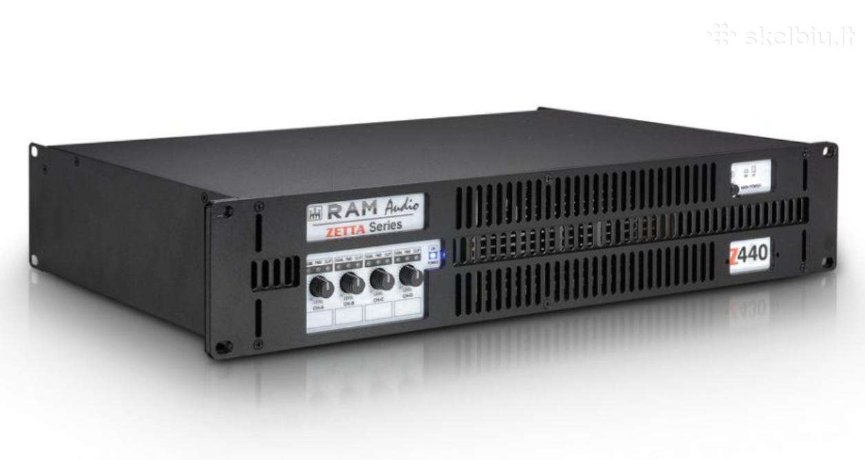 Daugiakanalis stiprintuvas RAM Audio Zetta Z460
