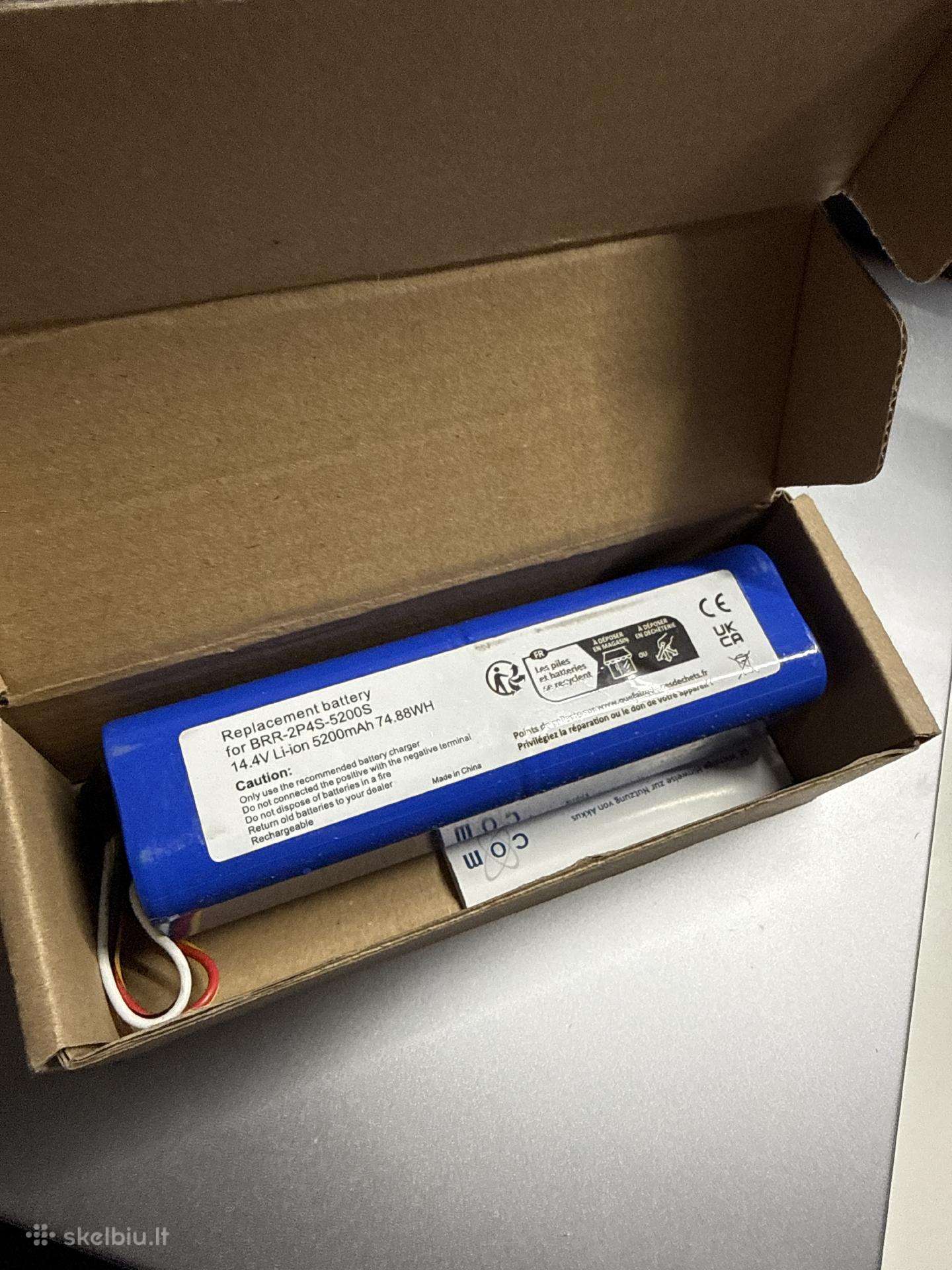 Replacement battery for Roborock S6maxv