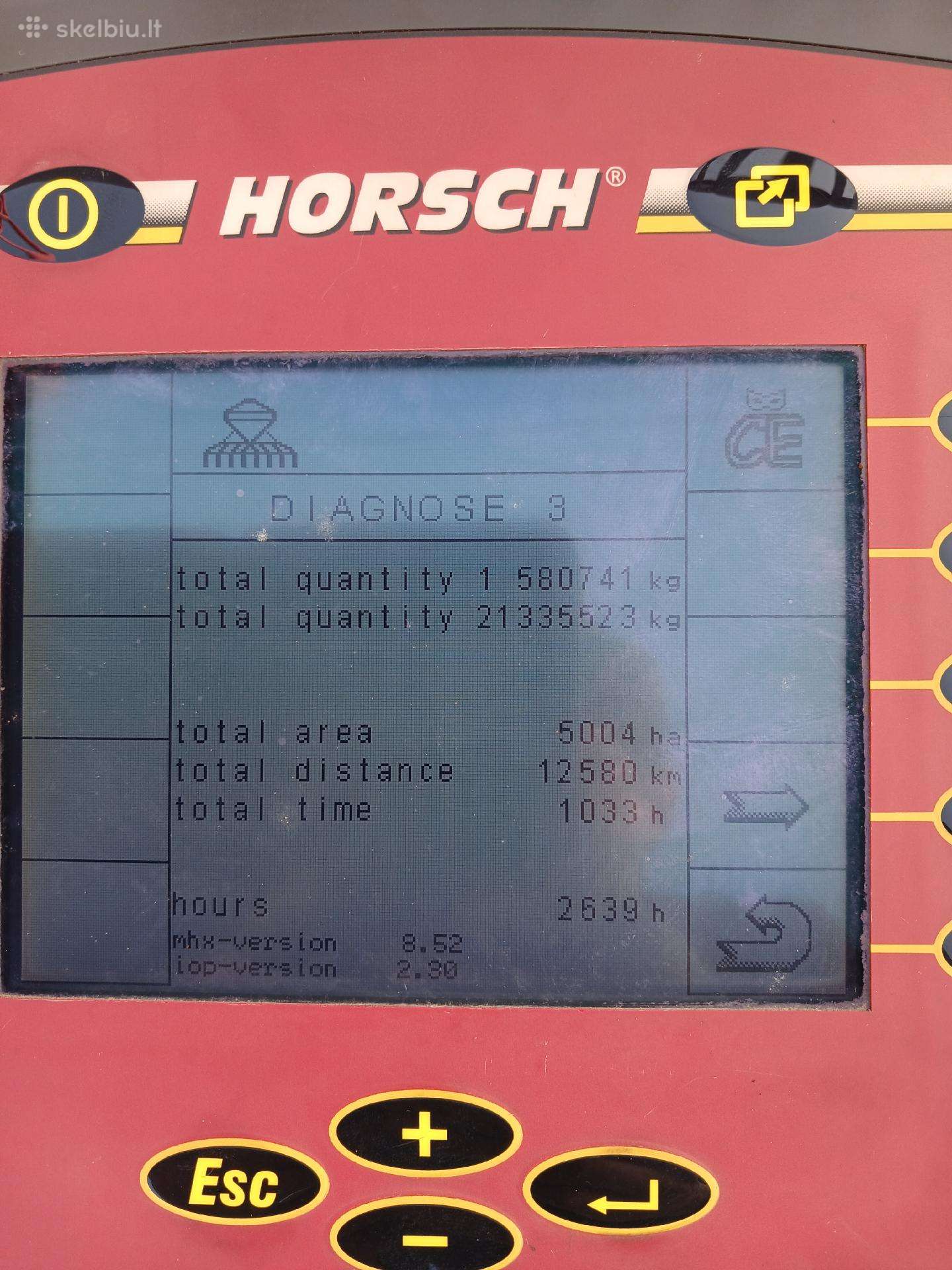 Horsch 6, sėjamosios, sodinamosios