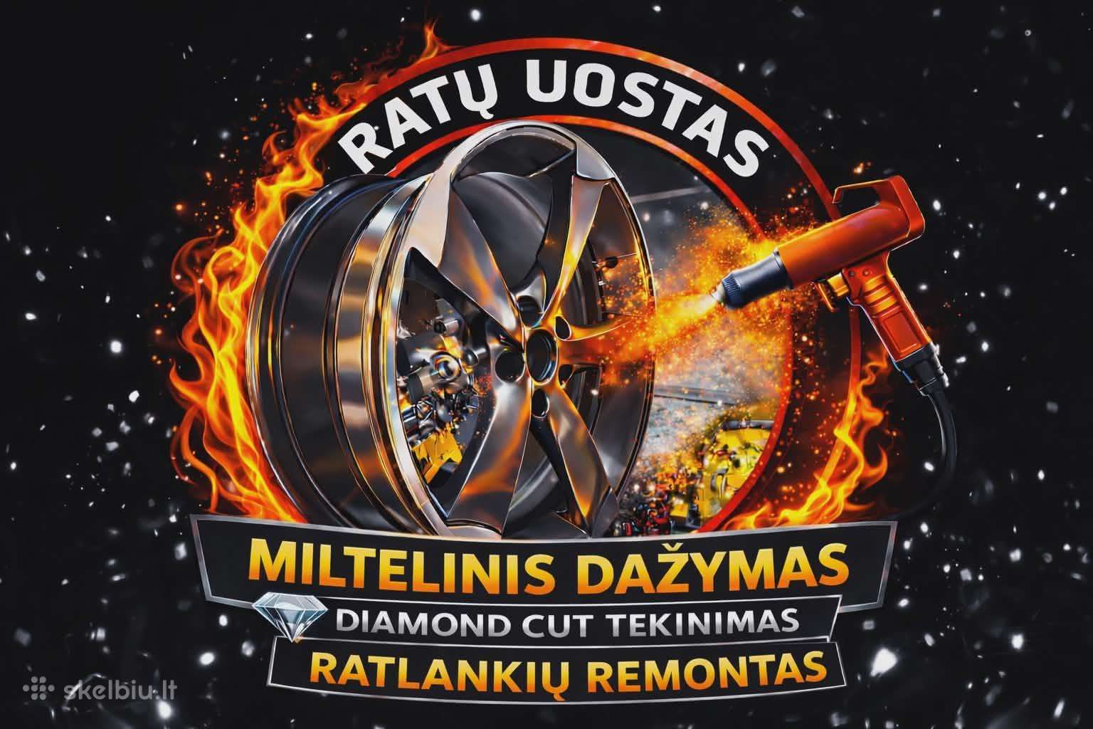 Miltelinis dažymas Klaipėda