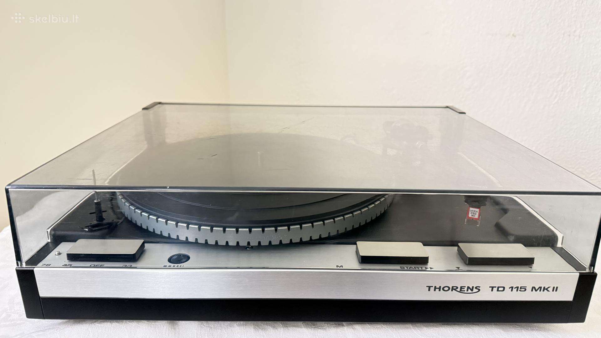 Ploksteliu grotuvas Thorens Td 115 Mk 2