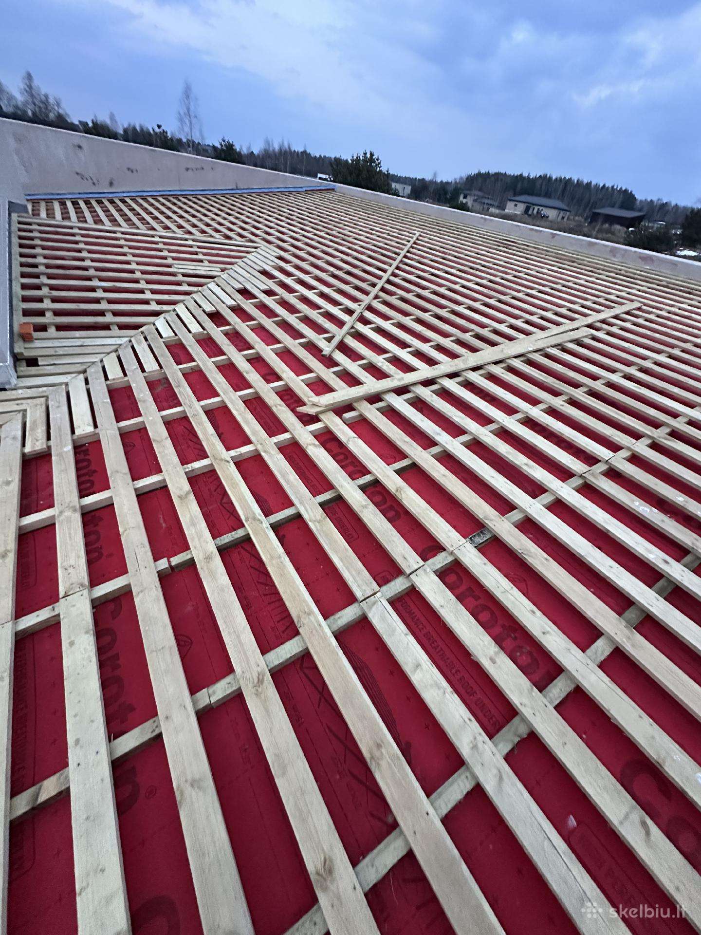 Stogų dengimas, Skardiniai čerpiniai stogai, Velux