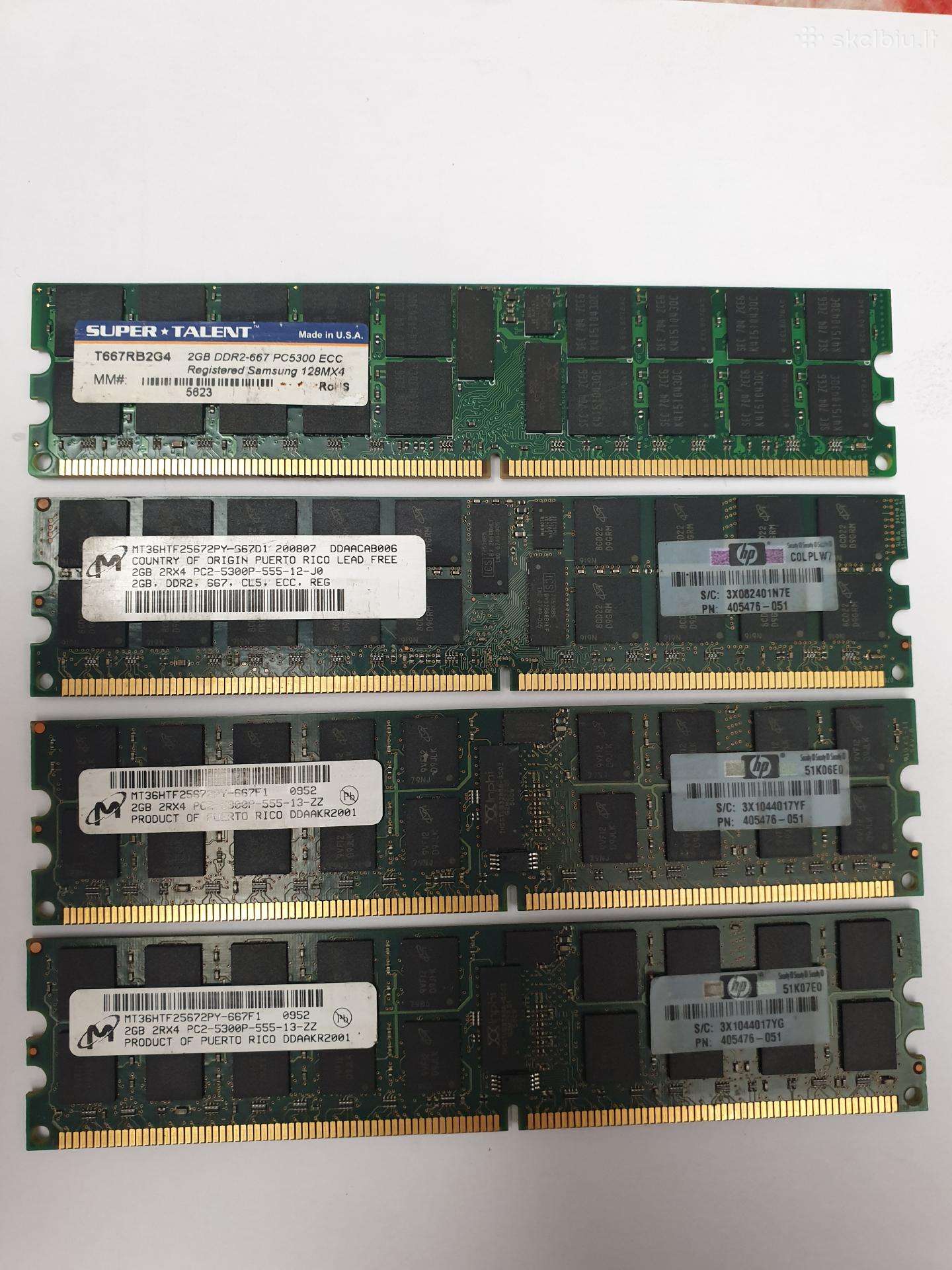 Serverio Ddr2 2gb 667 2rx4 5300p