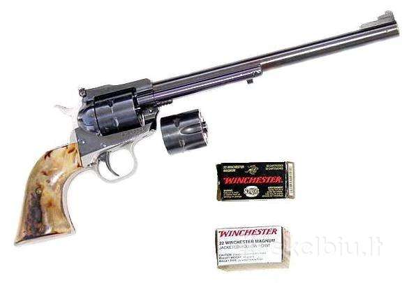Perku revolverį 22 lr vidutiniu ar ilgu vamzdžiu