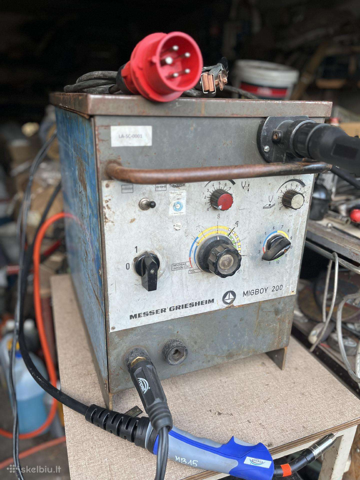 Messer Griesheim metalo suvirintojas