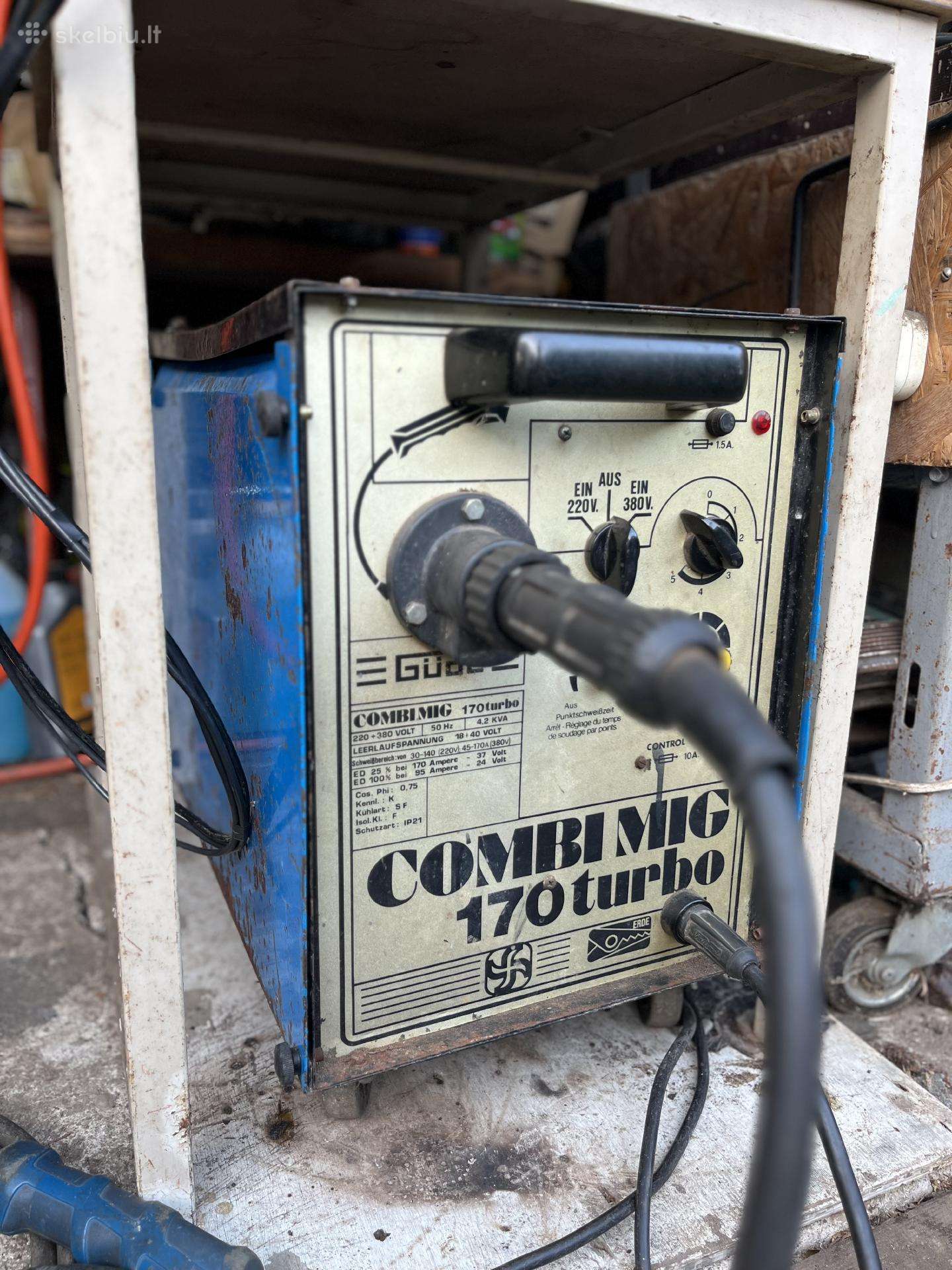 Combi Mig 170 turbo metalo suvirintojas