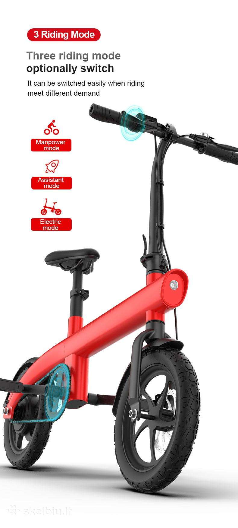 Elektrinis velosipēds HX 14″