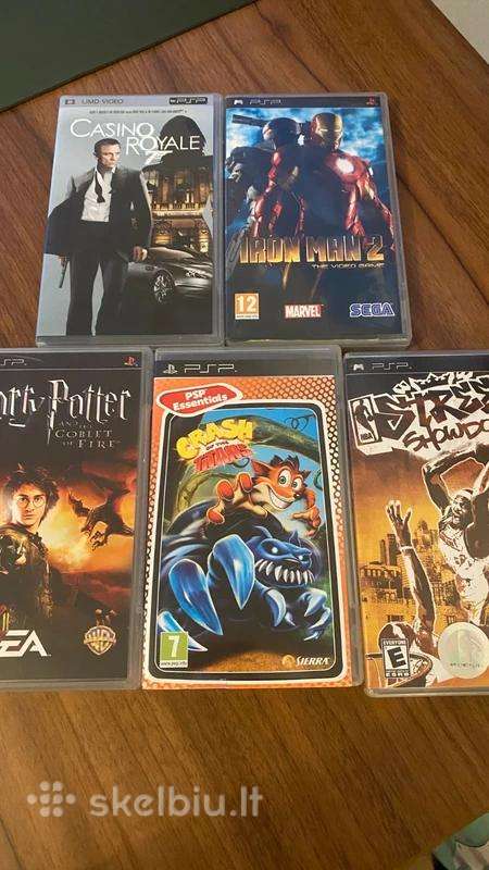 PSP žaidimų rinkinys
