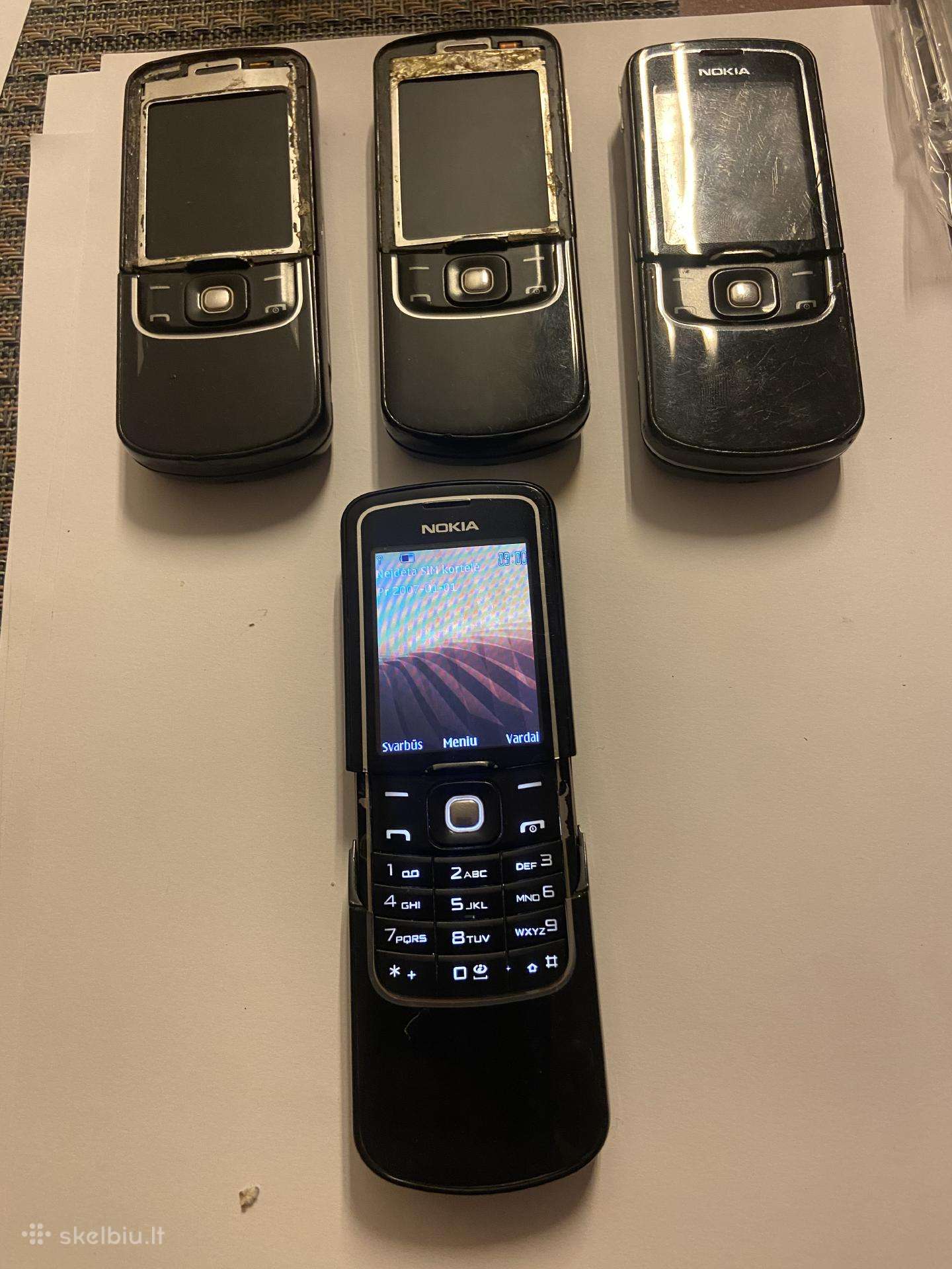Nokia 8800, defektuoti 2 veikintys, 2 dalimis