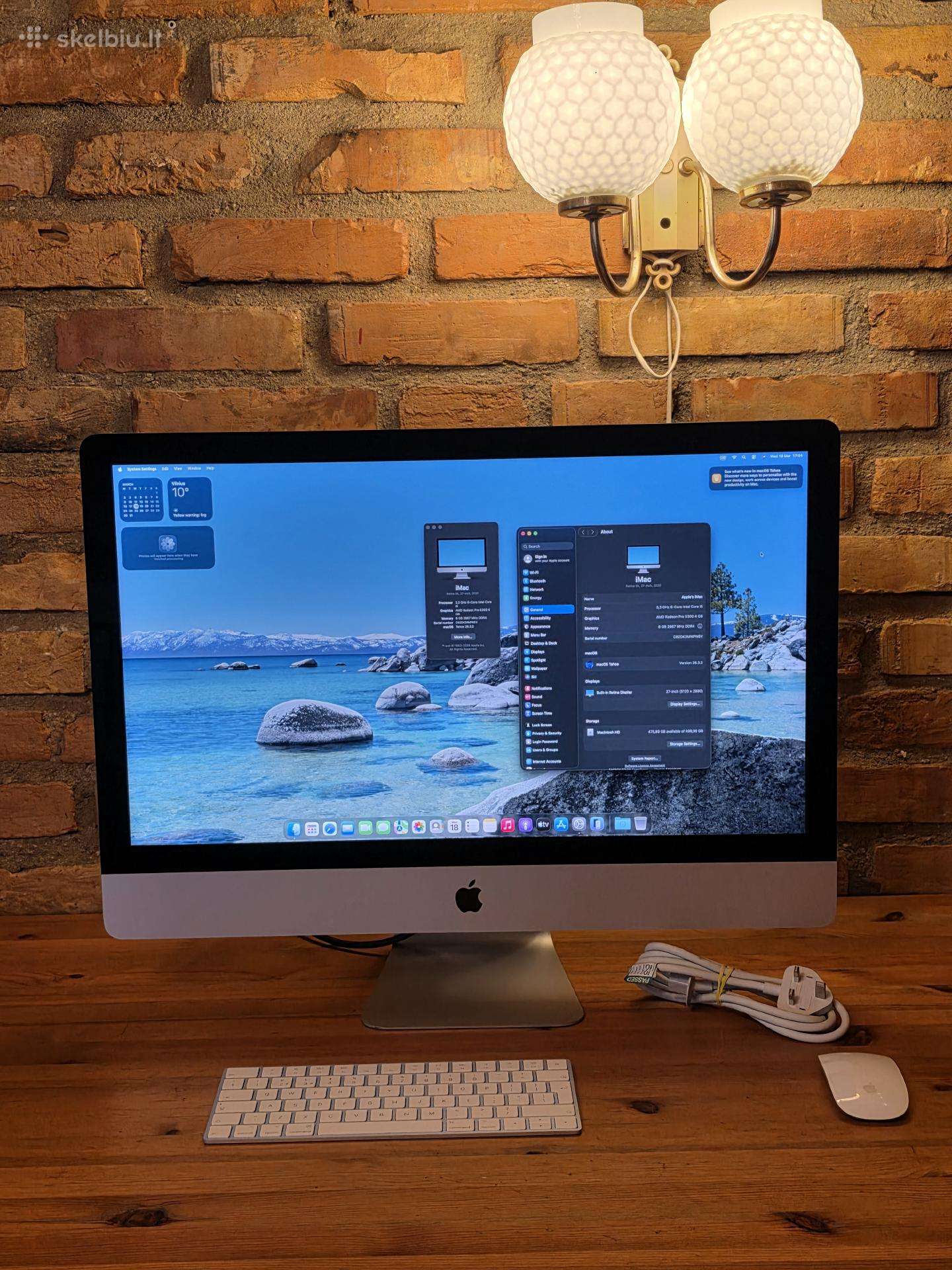 Apple iMac A2115 2020 27" 5k LED 16gb RAM Ne A1419