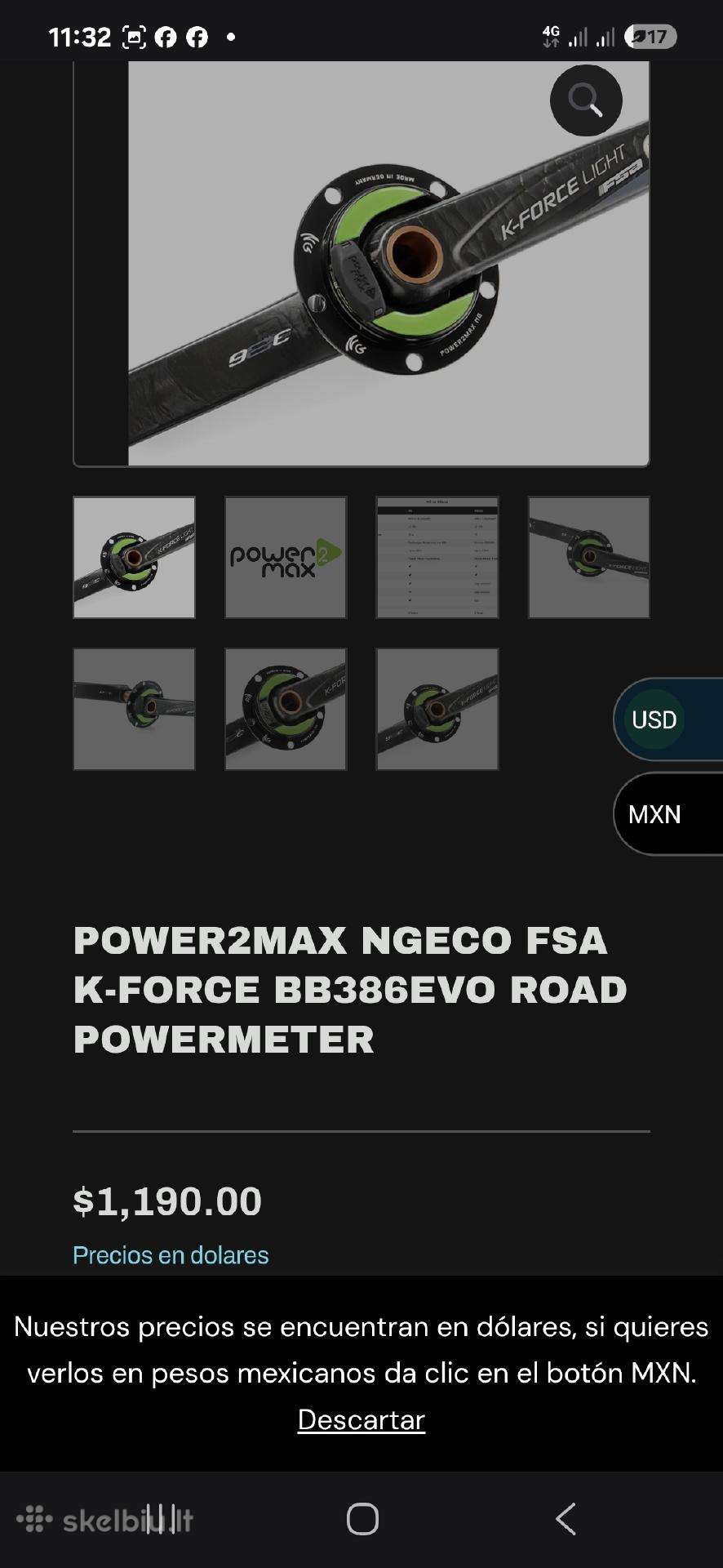 Powe2max Power Meter