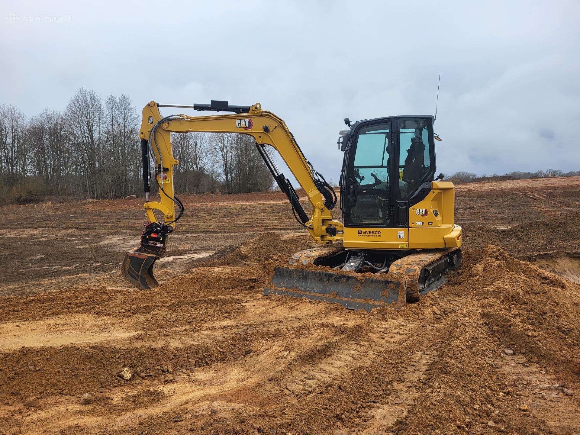 Cat 305 rc, прокат строительного транспорта