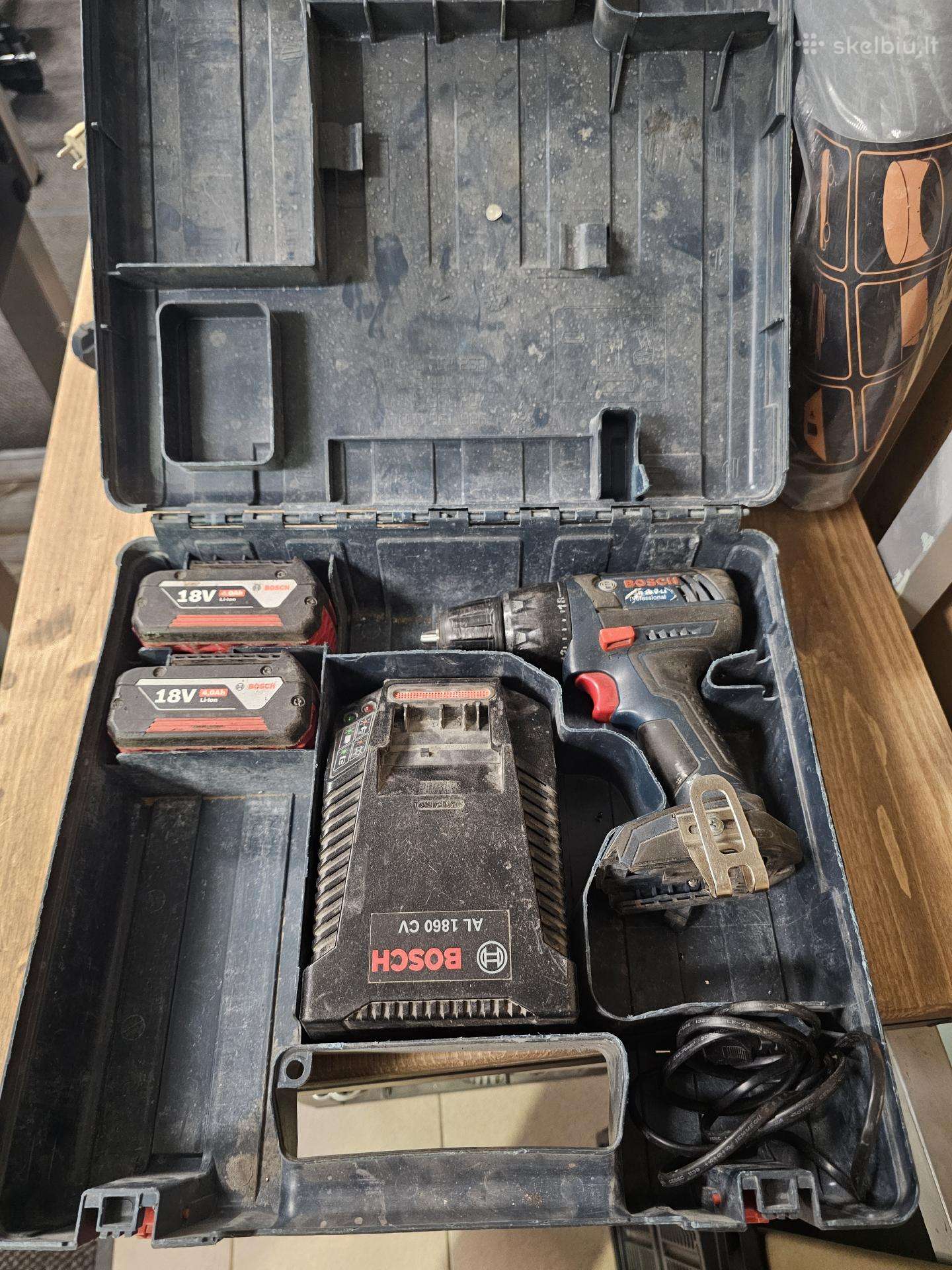 Bosch akumuliatorinis suktukas Gsr 18 V-li