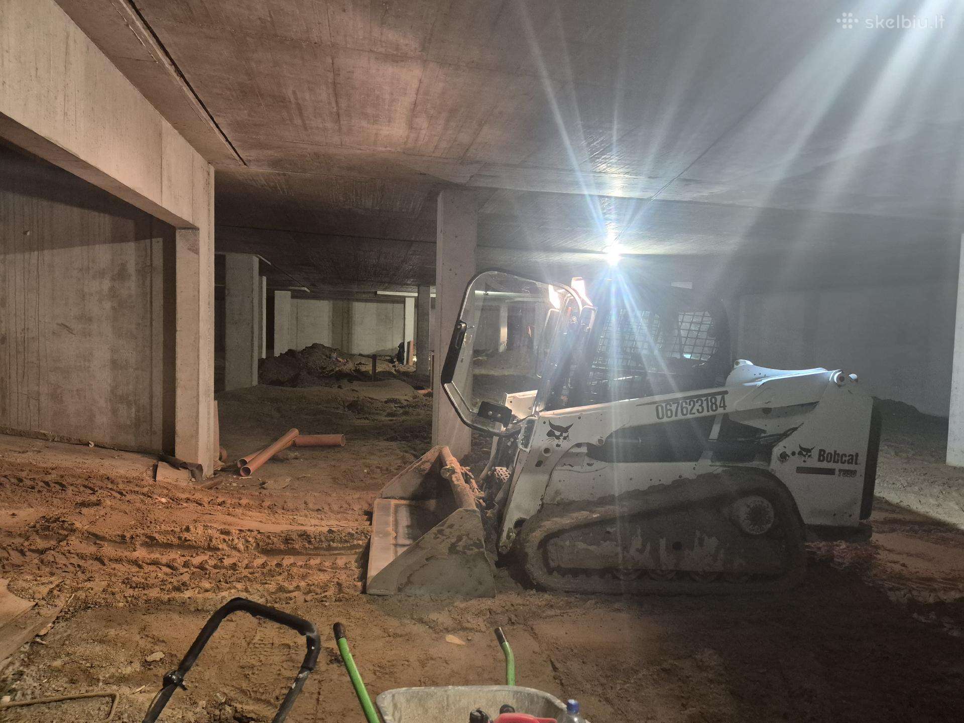 Bobcat 550, statybos transporto nuoma