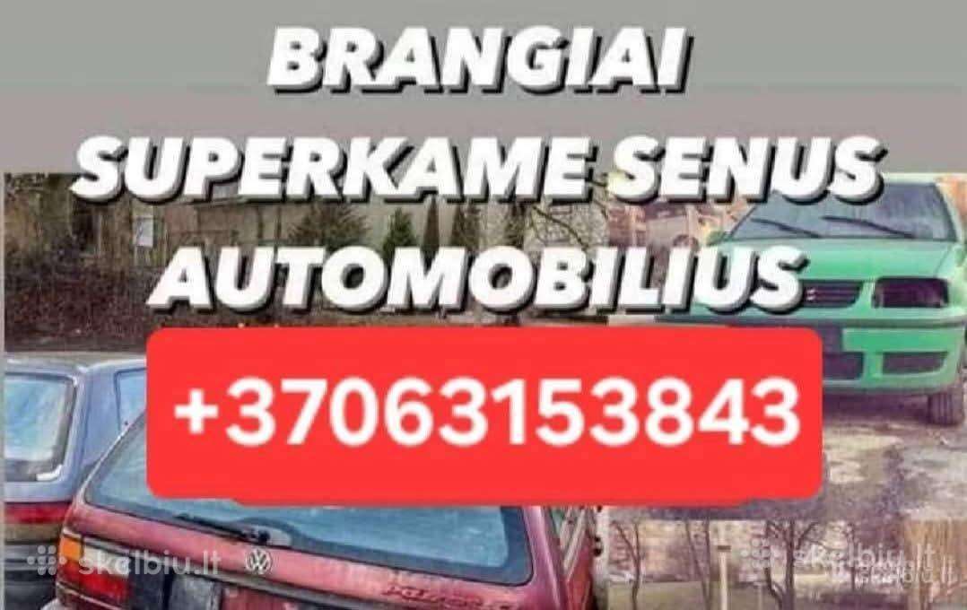 Brangiai Superkame visu markių automobilius
