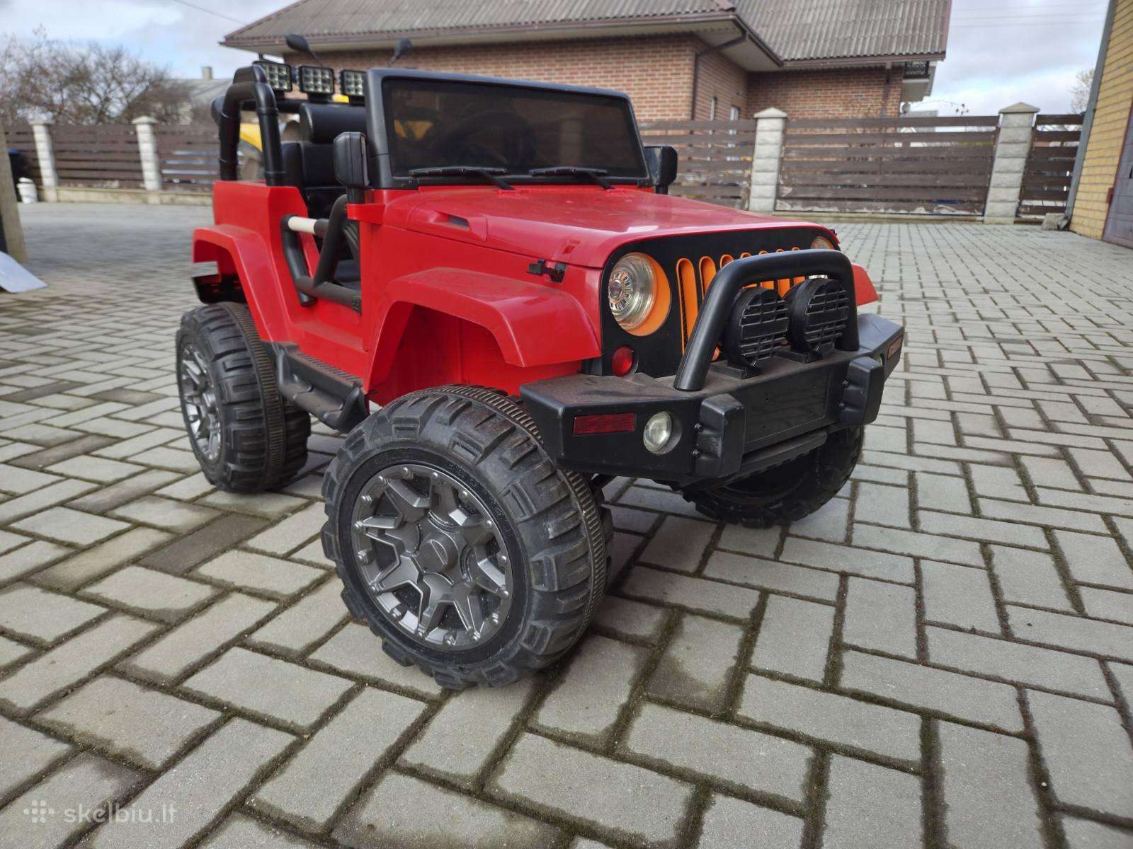 Elektromobilis vaikui Wrangler mašina