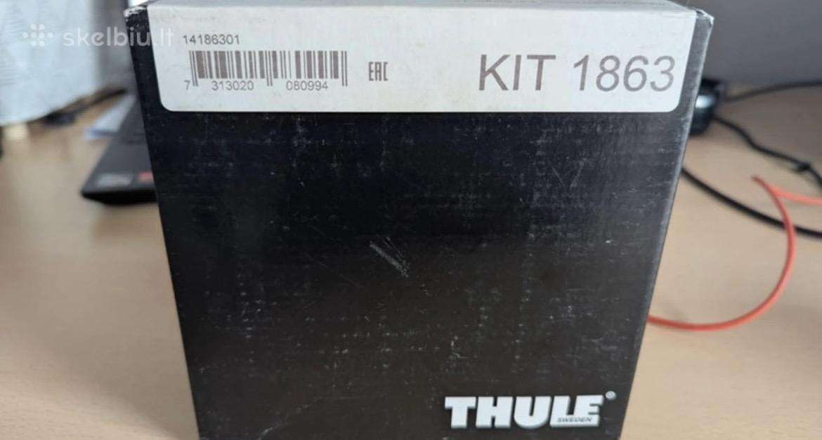 Thule adapter Kit 1863 ir Thule Rapid System 754