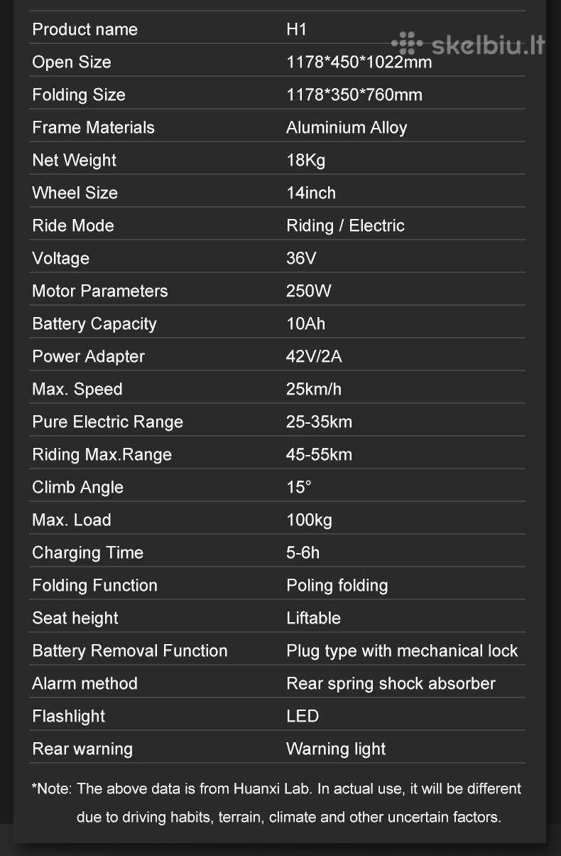 Foldable bike HX 14″