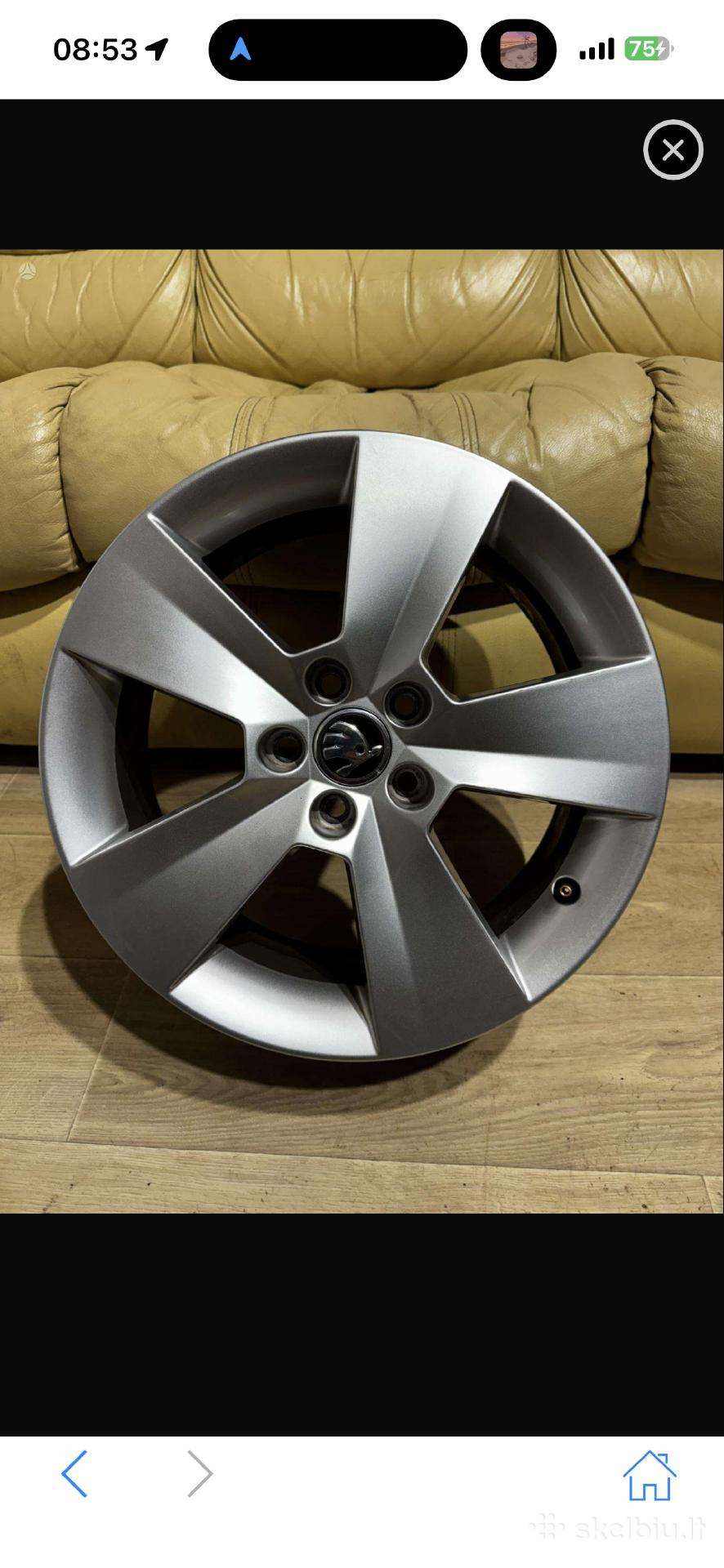 Skoda, light alloy, R16