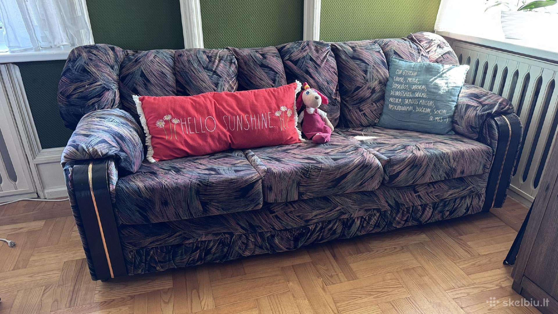 Minkšta dalis, 3/2 sofa išleidžiama