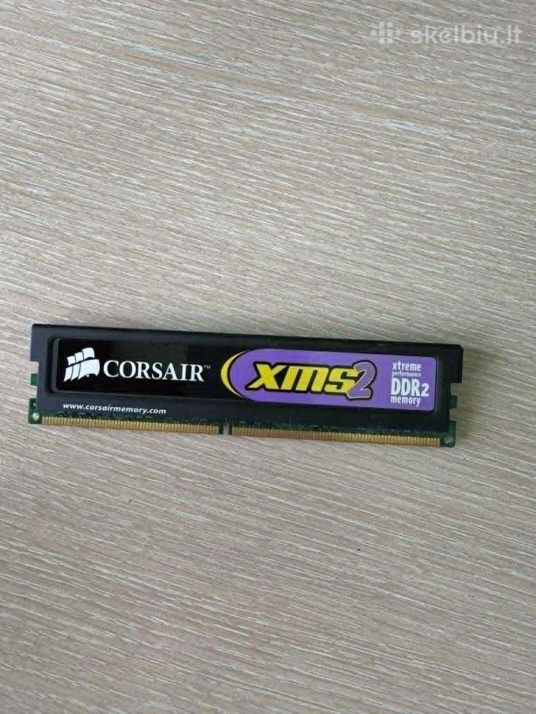 Corsair Xms2 2gb Ddr2 800mhz RAM su aušinimu
