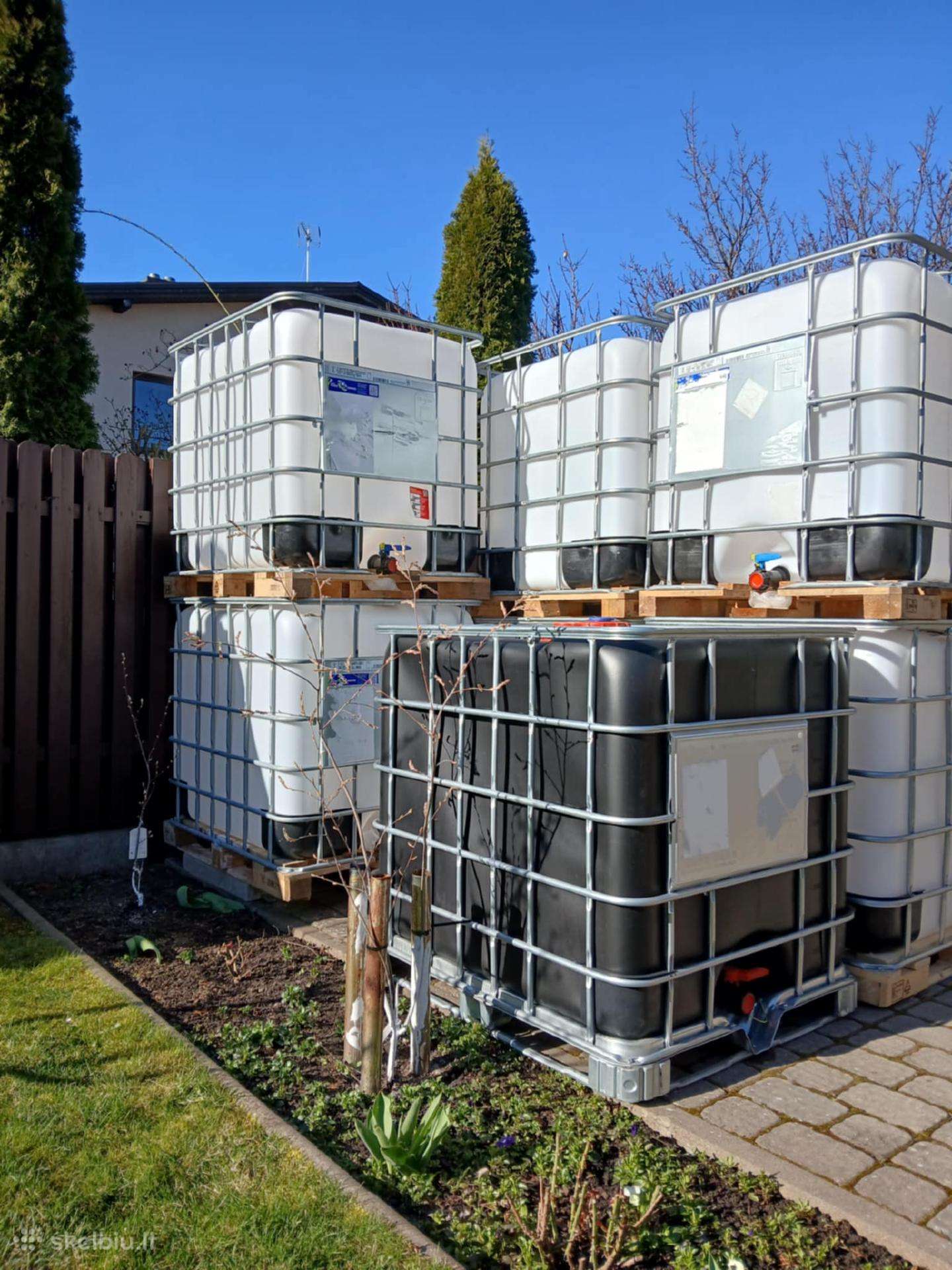 Vandens talpo 1000l ibc konteineriai Marijampolėje