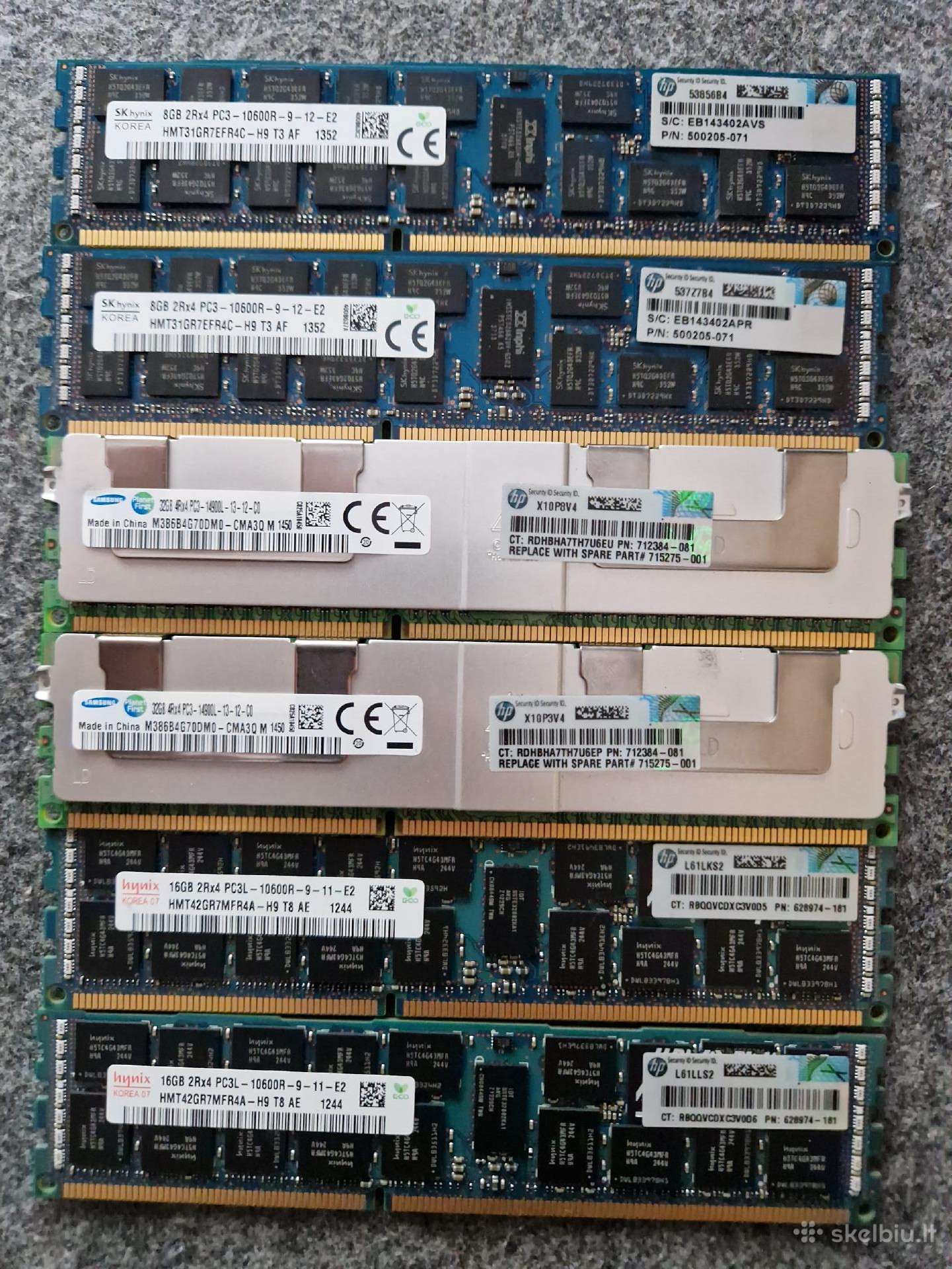 RAM ddr3 serveriniai rdimm
