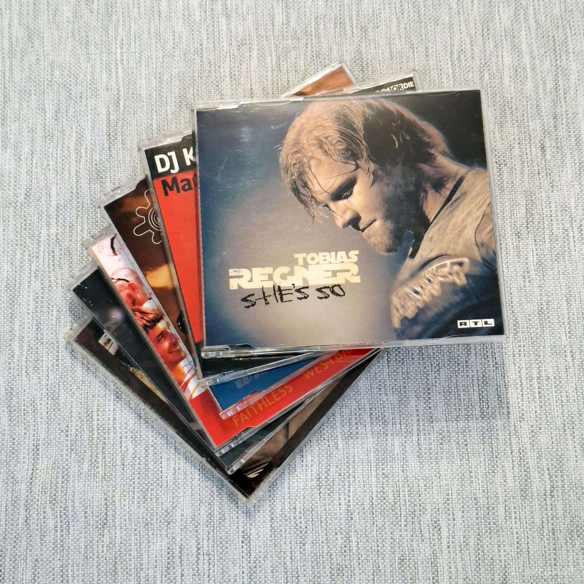 6 x CD singlai (rinkinys 4) Faithless, Tobias