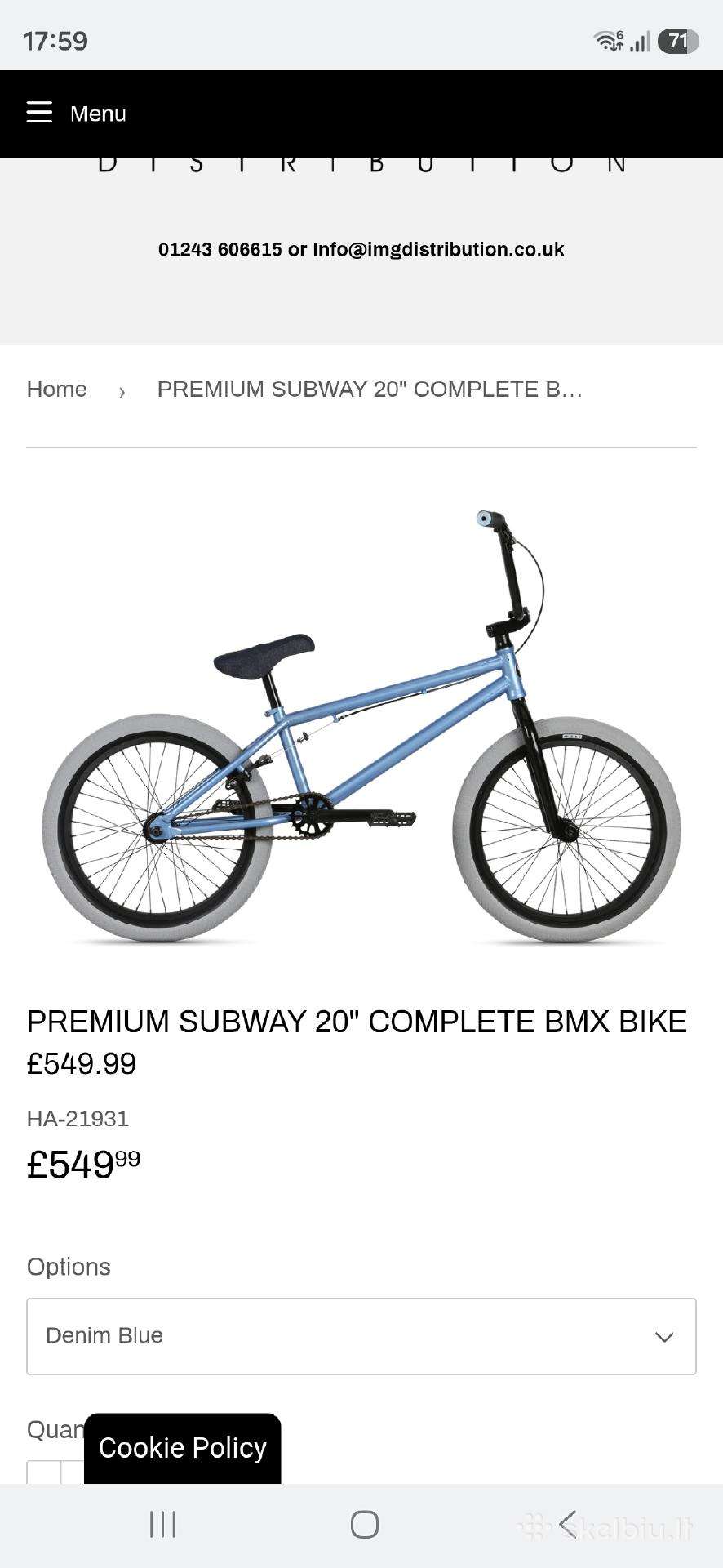 BMX dviratis 3T 20″