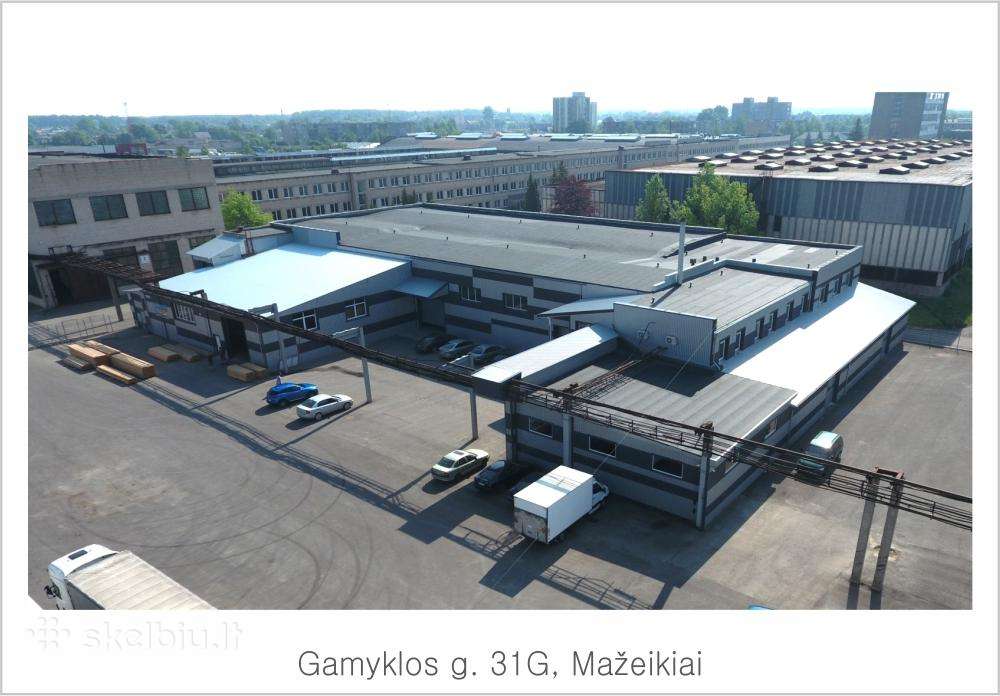 Nuomojamas sandėlis 382 m² ir kabinetas 22,61 m²