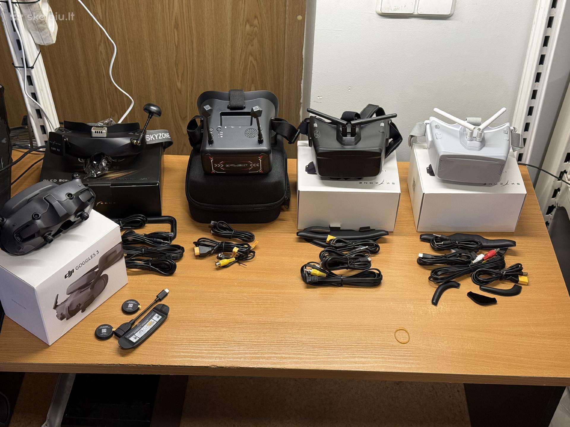 Fpv akiniai: Skyzone, iflight, Eachine ir Dji