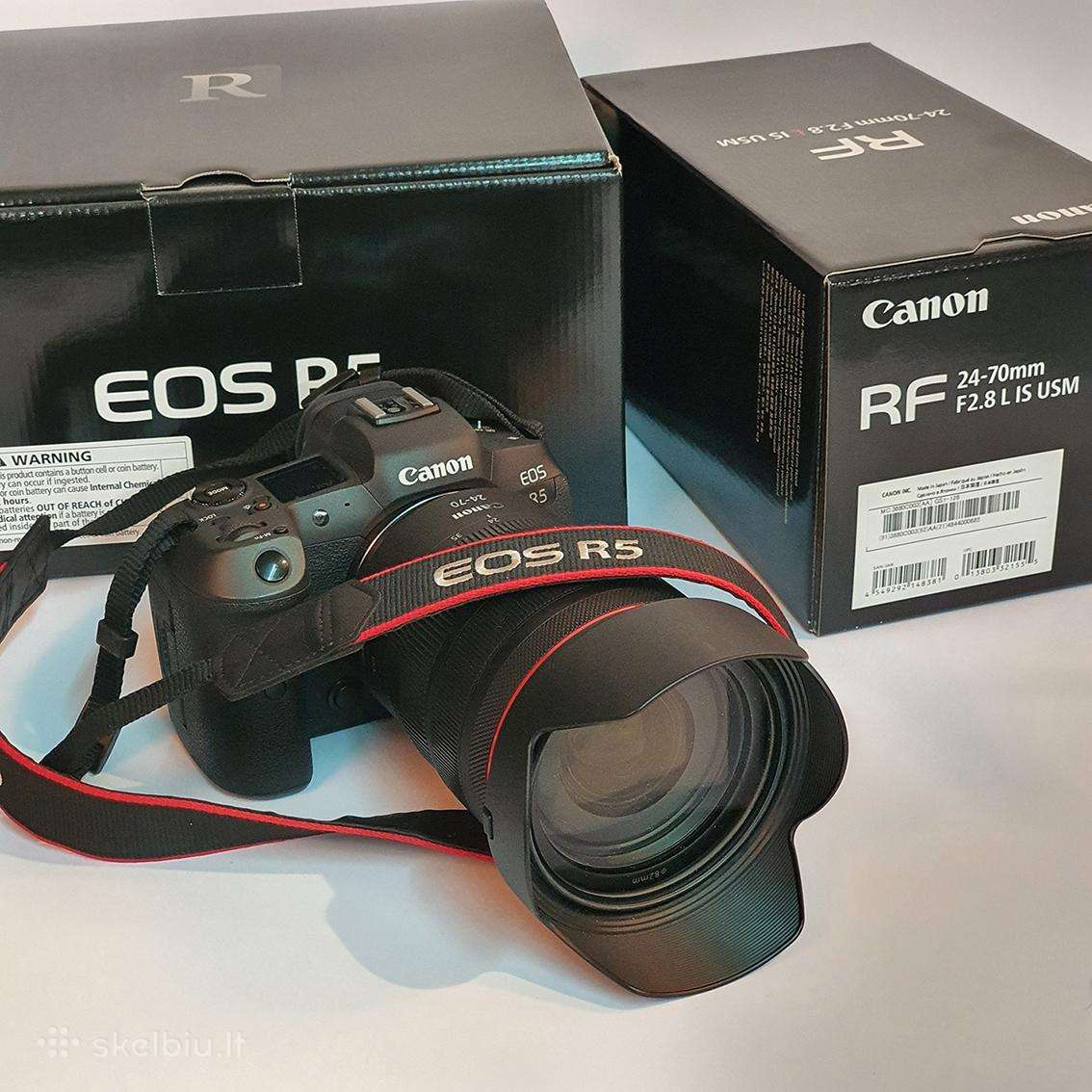 Fotoaparatas Canon r5 + rf 24-70