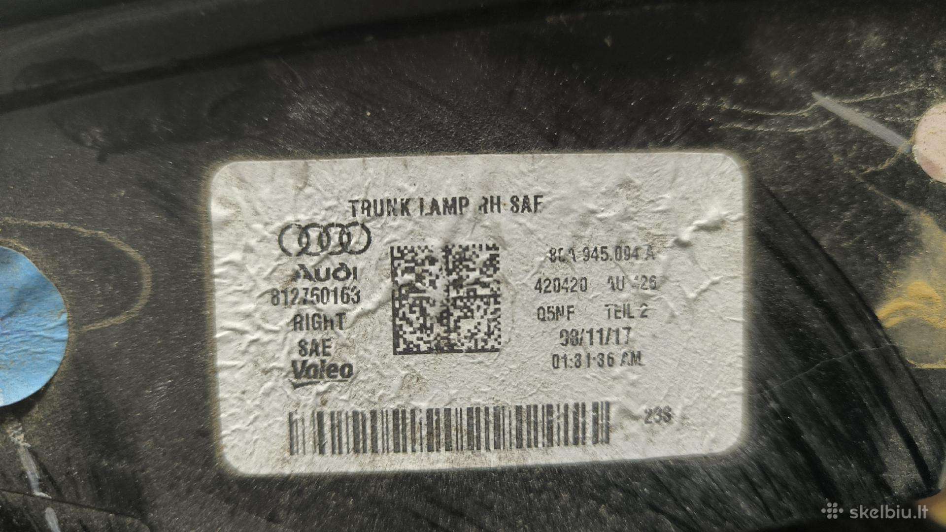 Audi Q5 žibintai