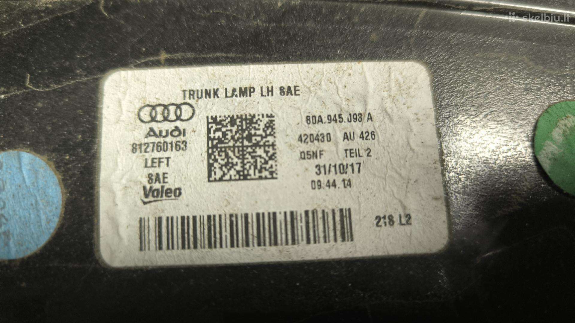 Audi Q5 žibintai