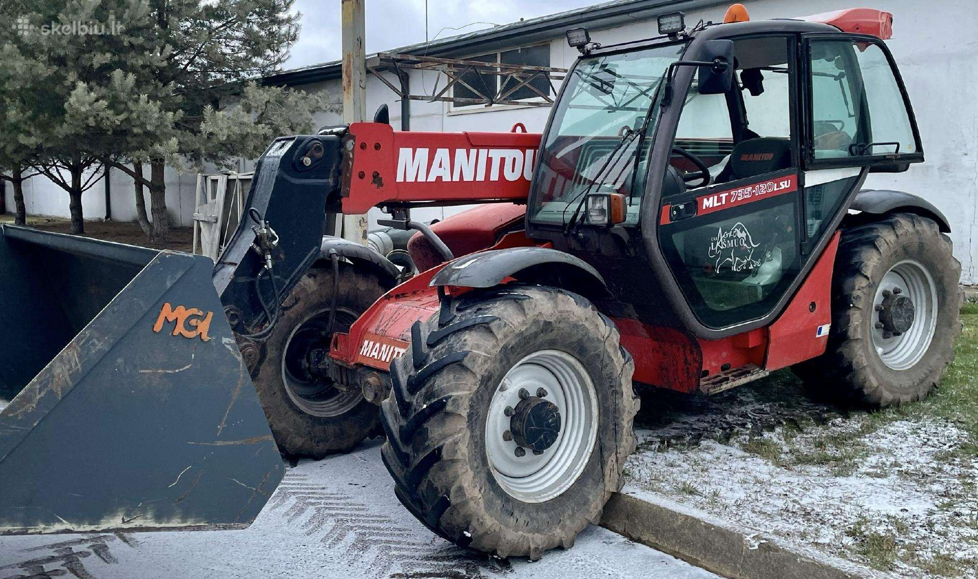 Manitou MLT735, statybos transporto nuoma