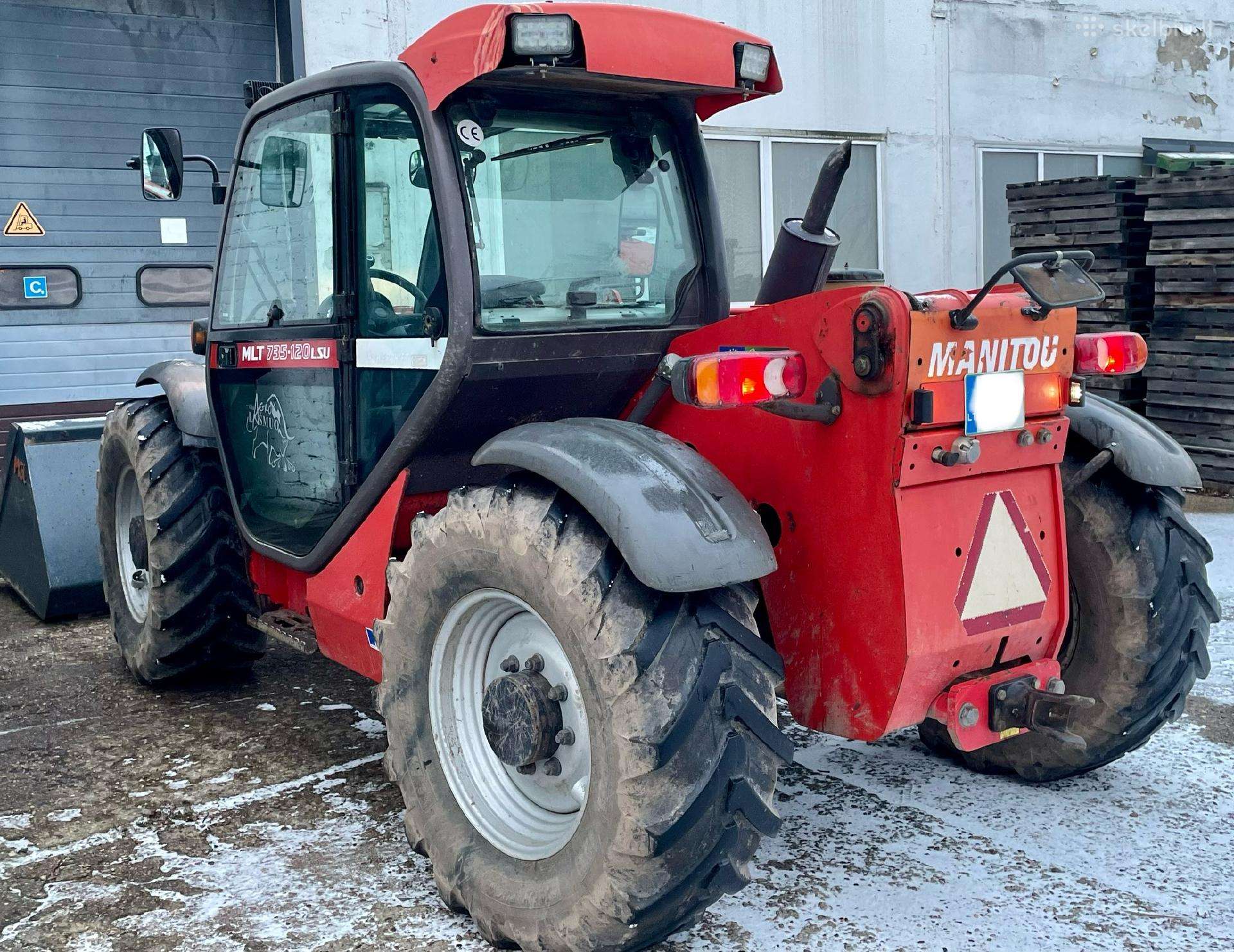 Manitou MLT735, statybos transporto nuoma